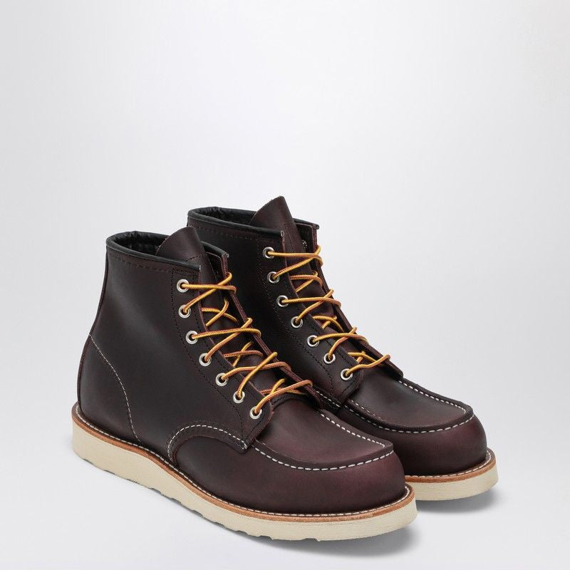 Red Wing Shoes BLACK CHERRY EXCALIBUR CLASSIC MOC LEATHER BOOTS