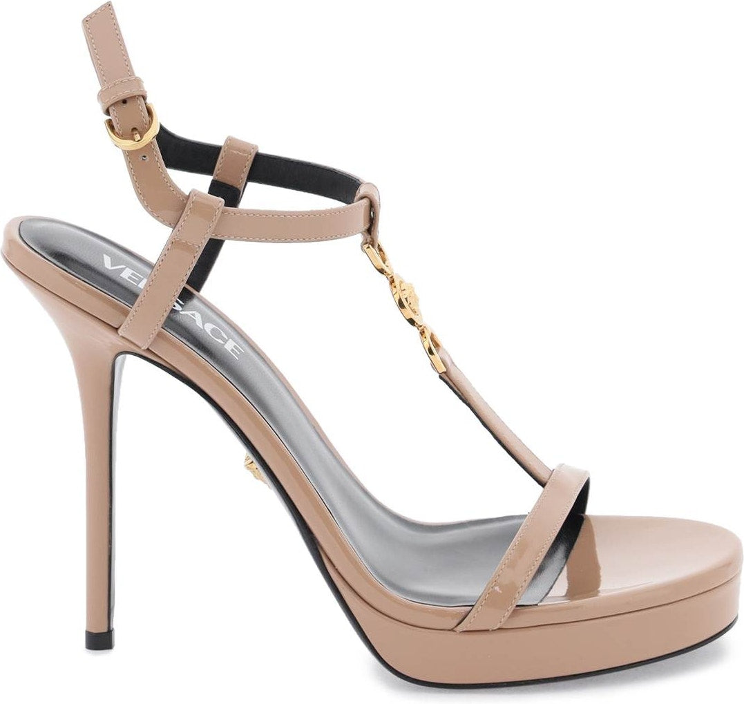 Versace MEDUSA '95 PATENT LEATHER SANDALS