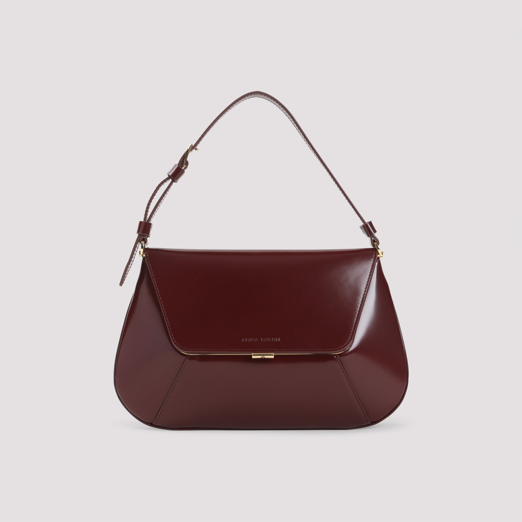 Amina Muaddi Spazzolato Shoulder Bag