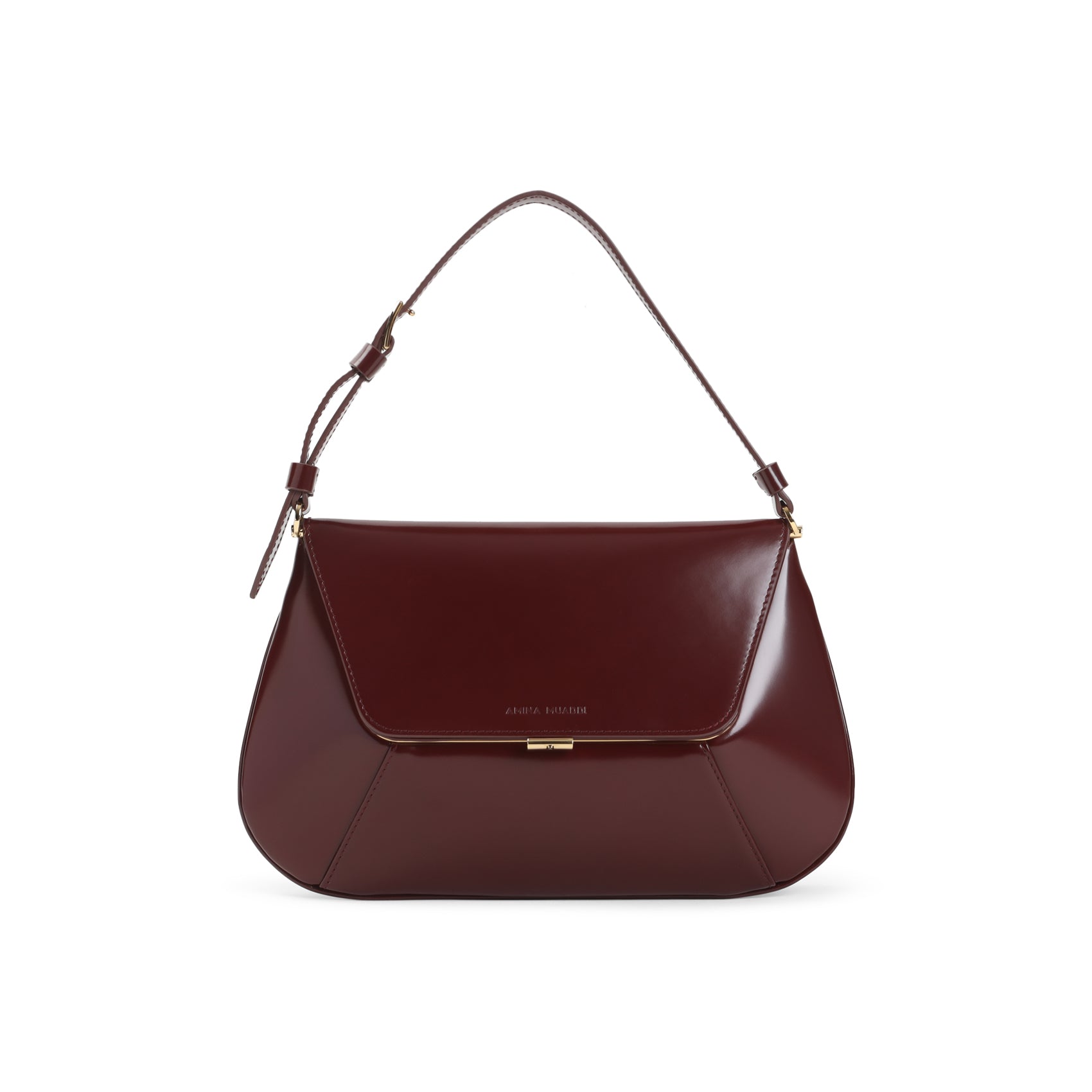 Amina Muaddi Spazzolato Shoulder Bag