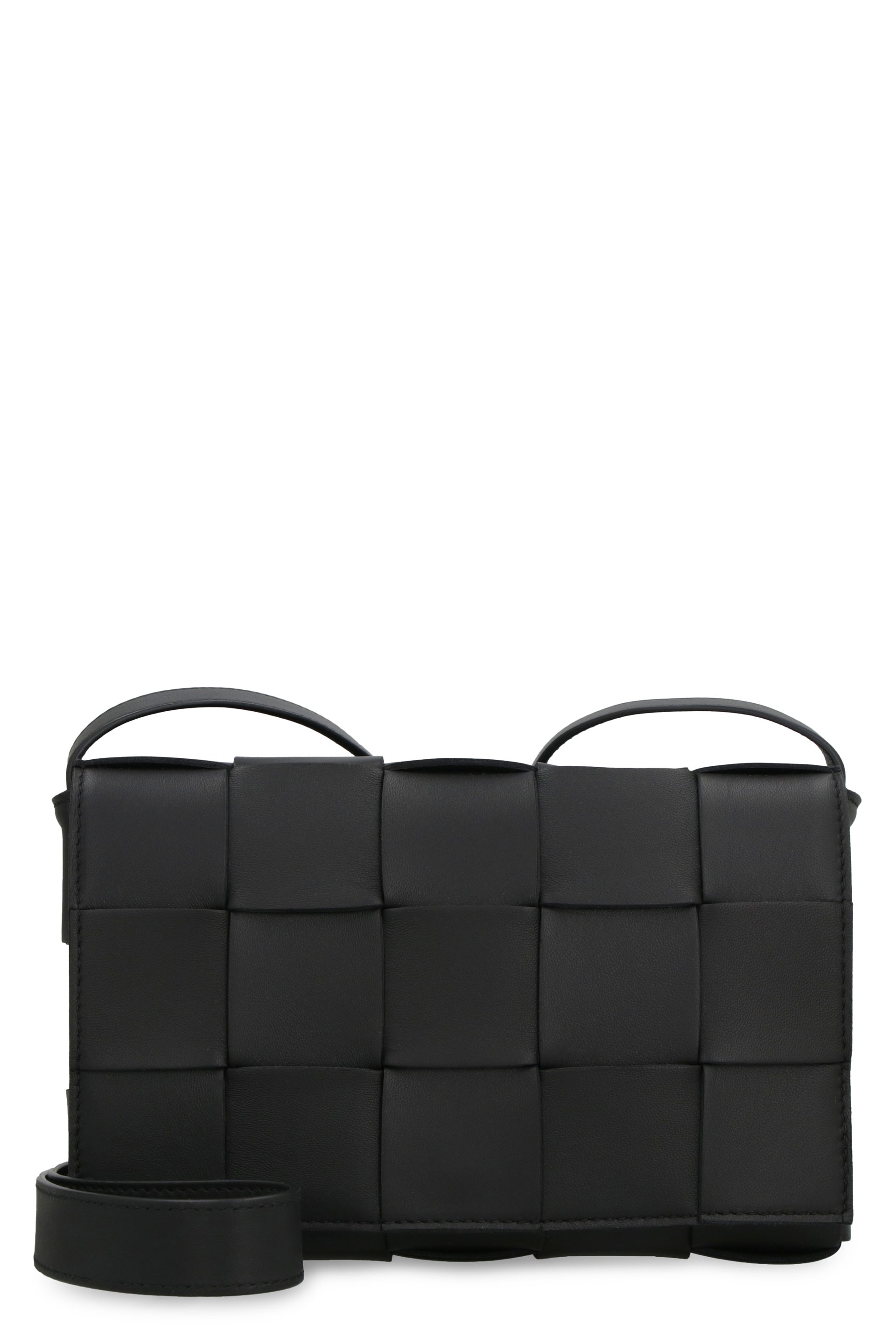 Bottega Veneta CASSETTE LEATHER CROSSBODY BAG
