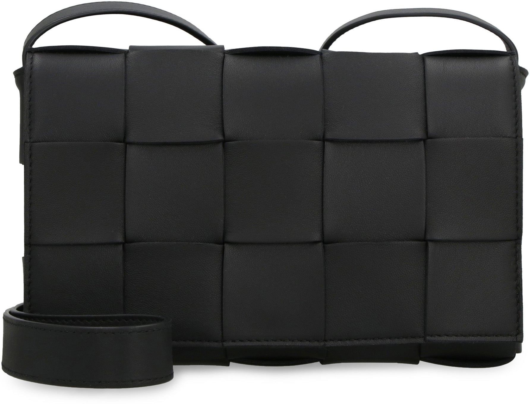 Bottega Veneta CASSETTE LEATHER CROSSBODY BAG