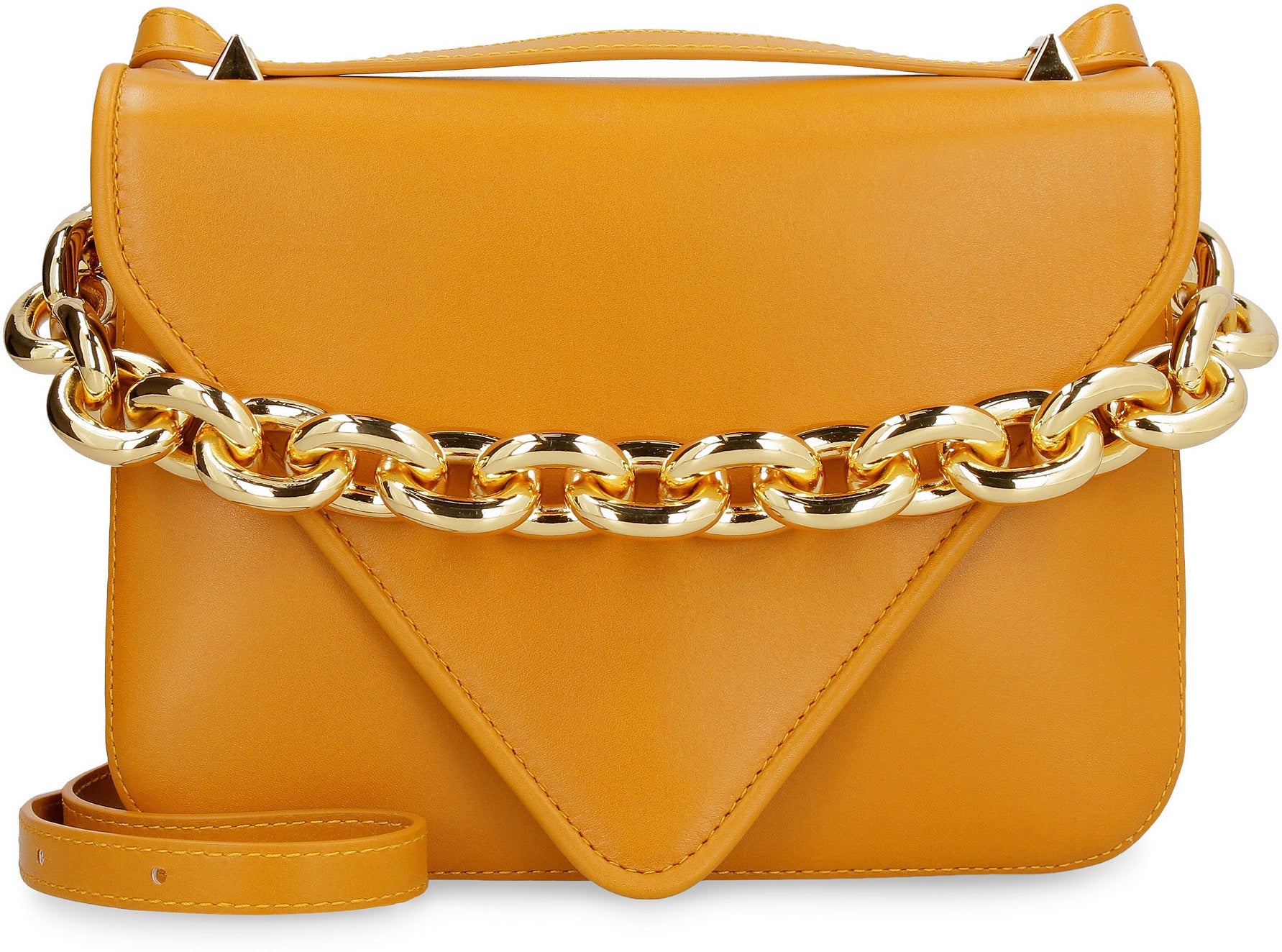 Bottega Veneta Small Mount Leather Envelope Bag