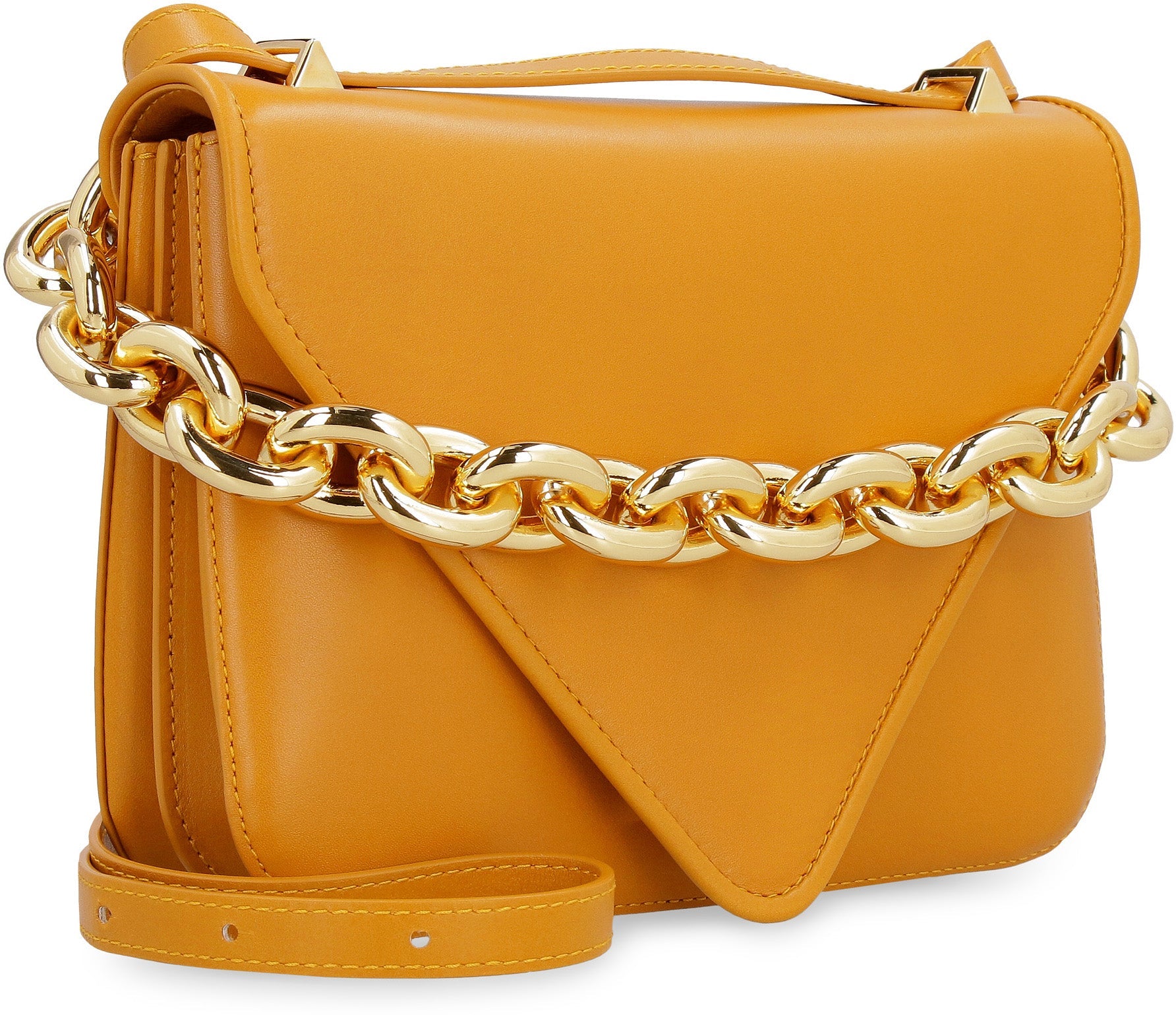 Bottega Veneta Small Mount Leather Envelope Bag