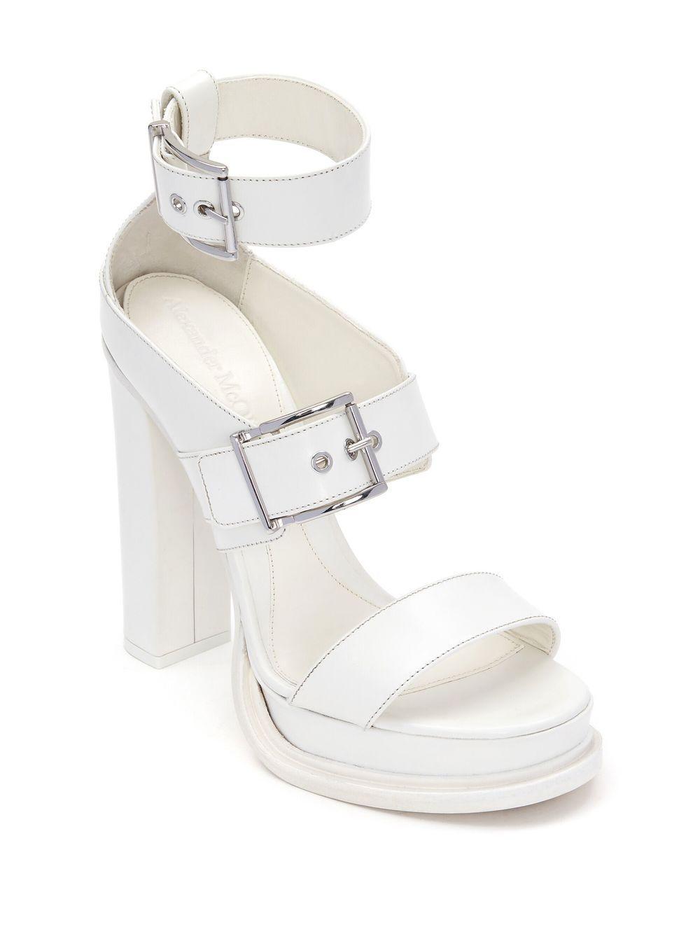 Alexander McQueen SANDAL LEATH S.LEATH BOXCAR/SI