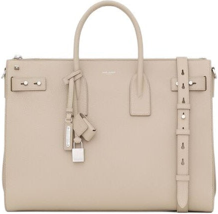 Saint Laurent Sac De Jour Leather Tote Bag