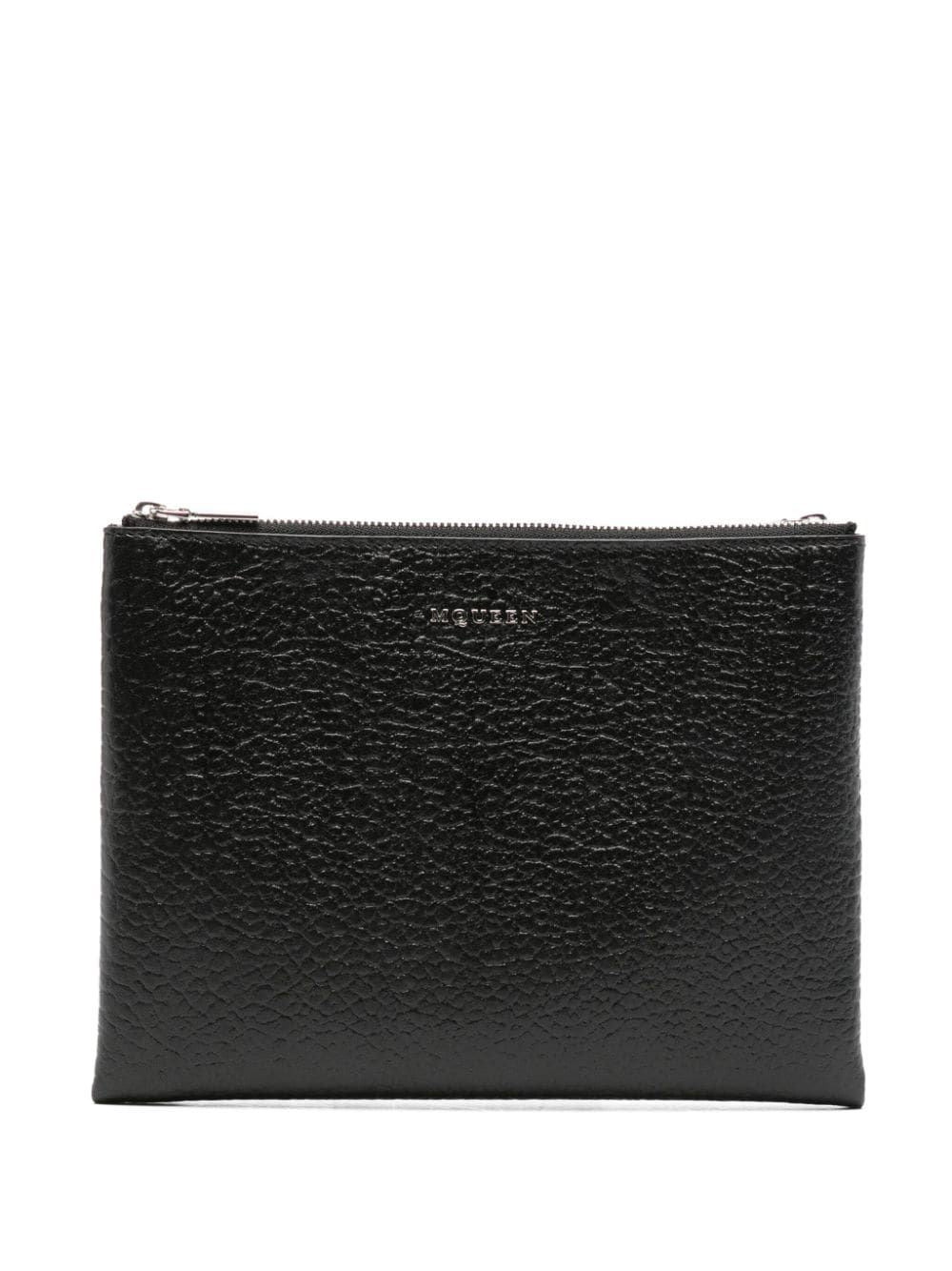 Alexander McQueen CROSS-BAR ZIP POUCH