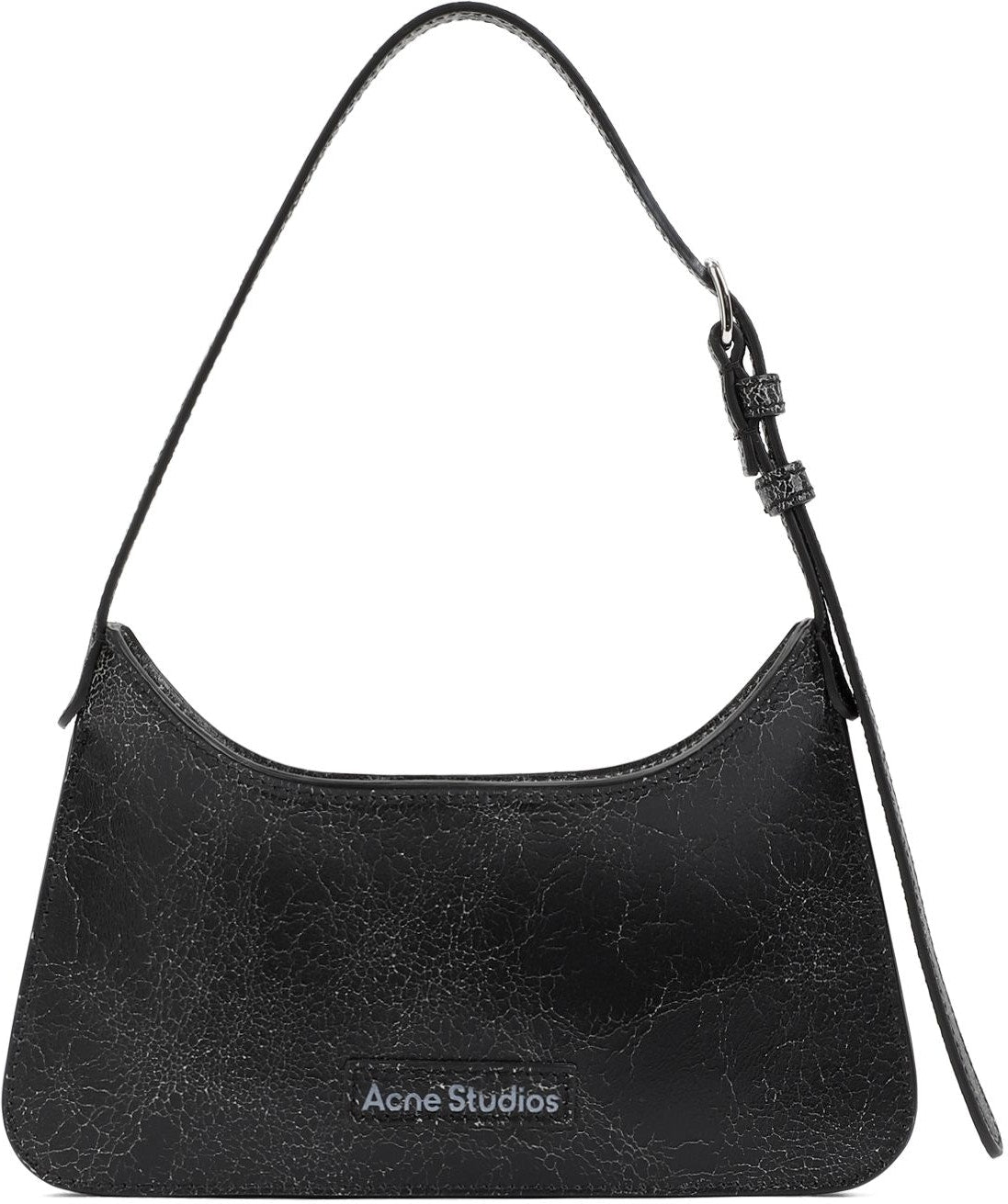 Acne Studios Platt Micro Crackle Hobo Bag
