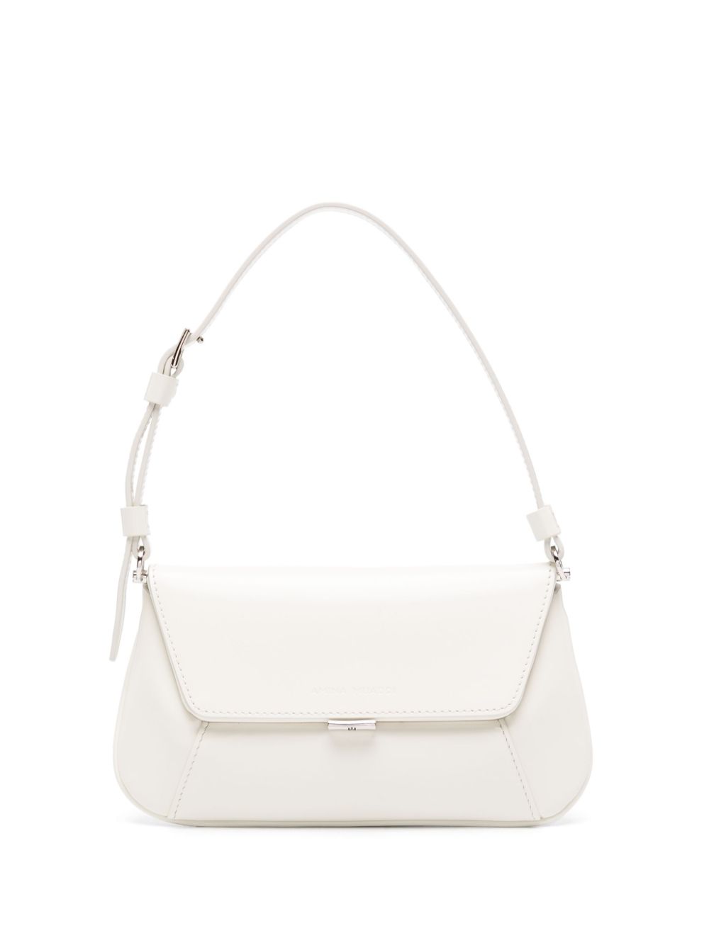 Amina Muaddi Ami Mini Leather Shoulder Bag