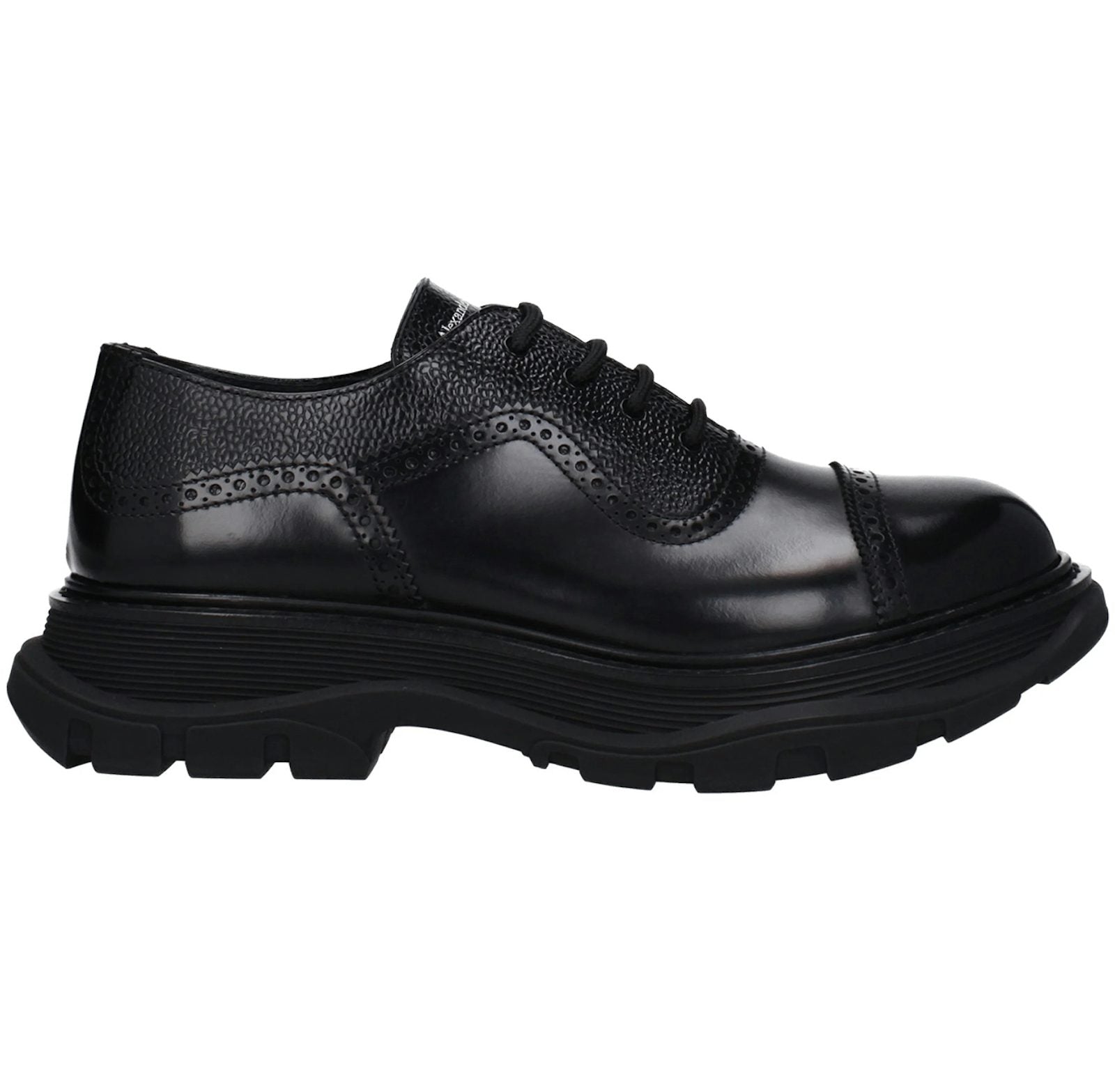 Alexander McQueen Lace-up Derby Shoes Black