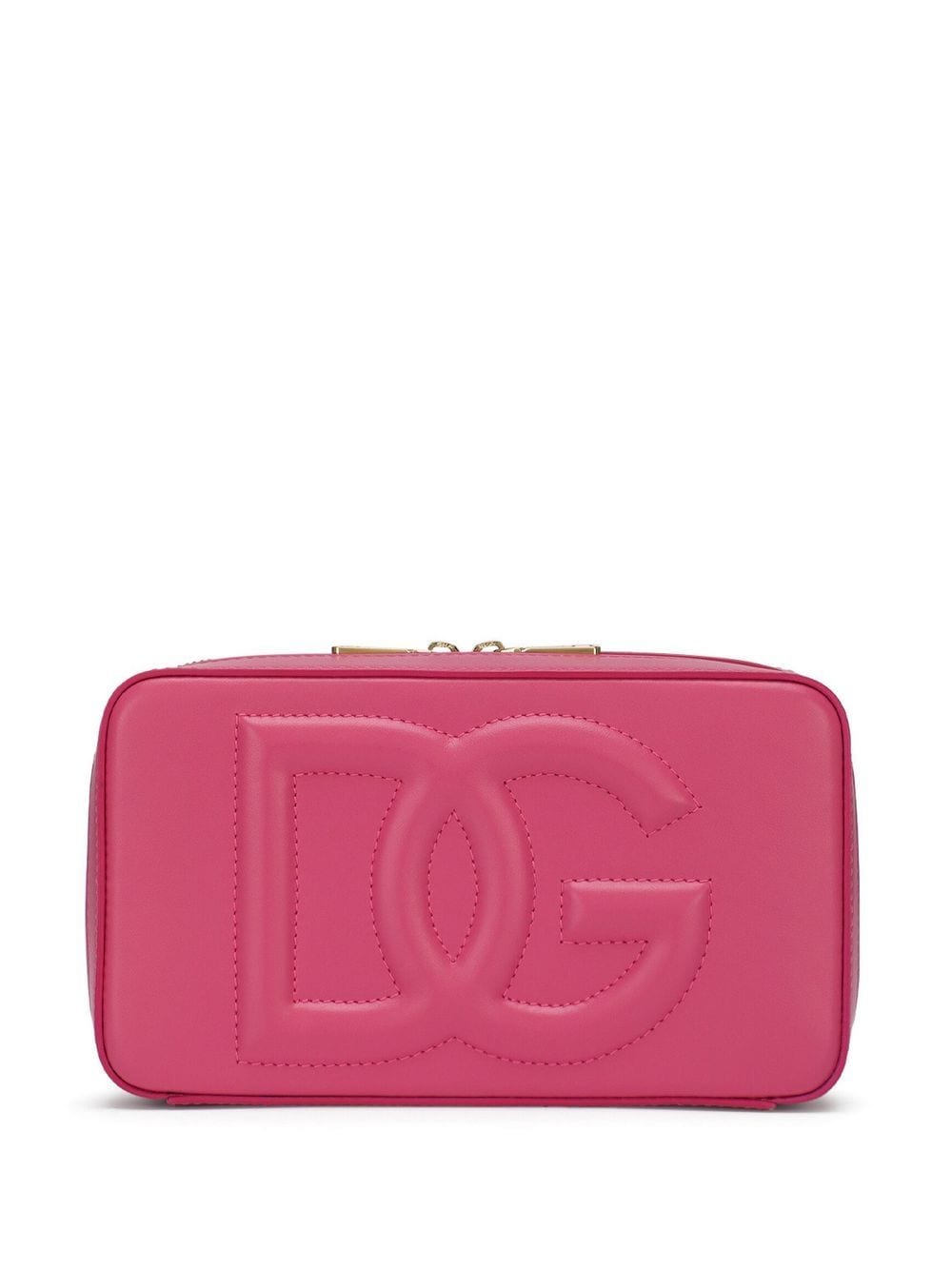 Dolce & Gabbana PINK LEATHER BAG WITH LOGO