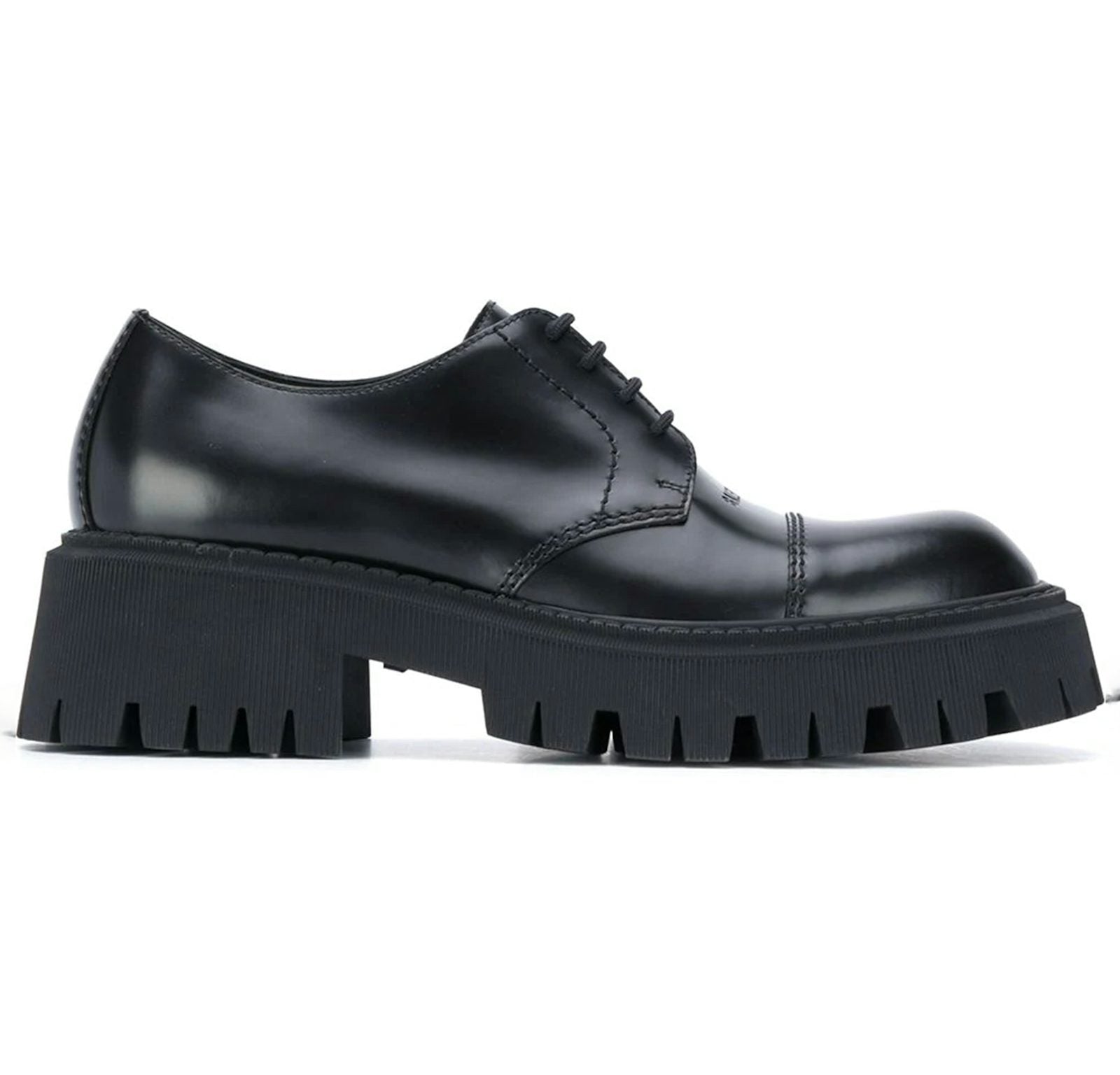 Balenciaga Tractor Black Leather (Men's)