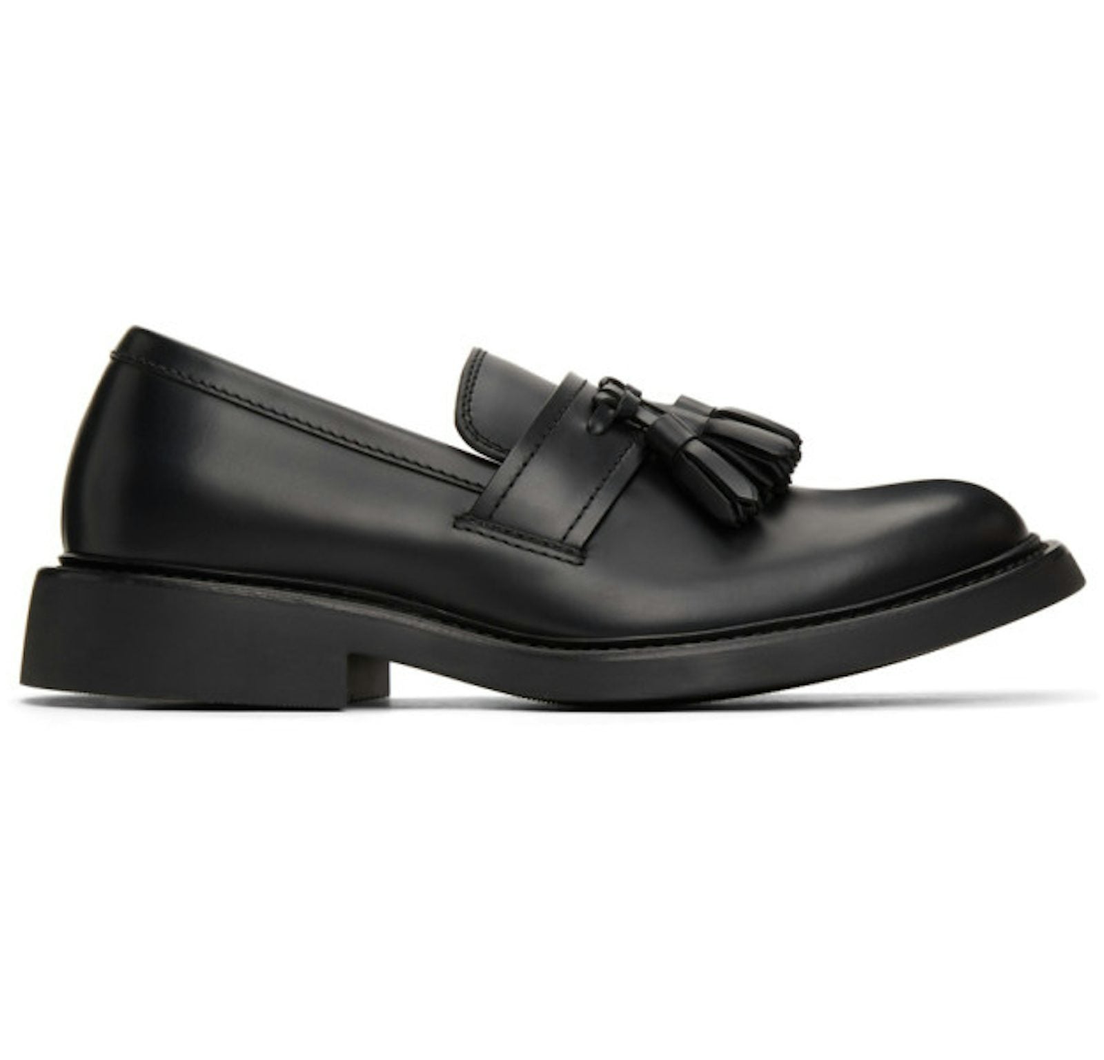 Bottega Veneta Tokyo Tassel Leather Loafer Black