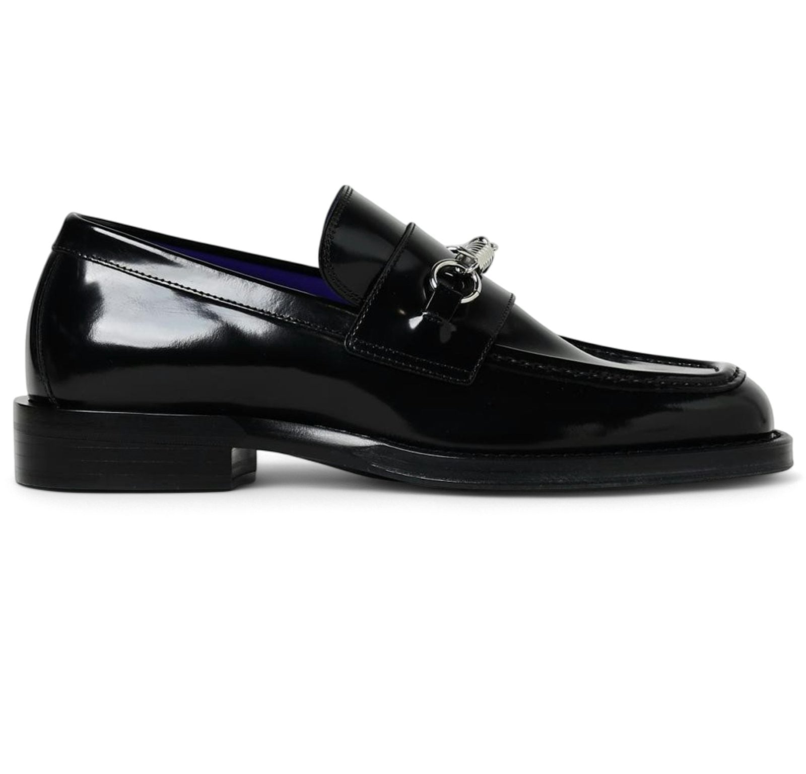 Burberry Barbed Loafers Black