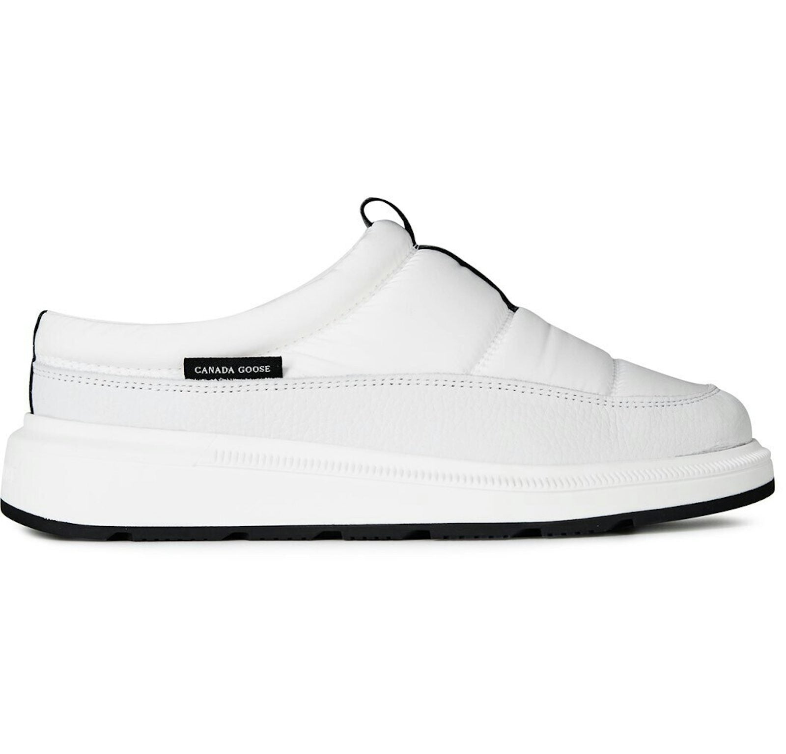 Canada Goose Cypress Mule White Black (Womens)