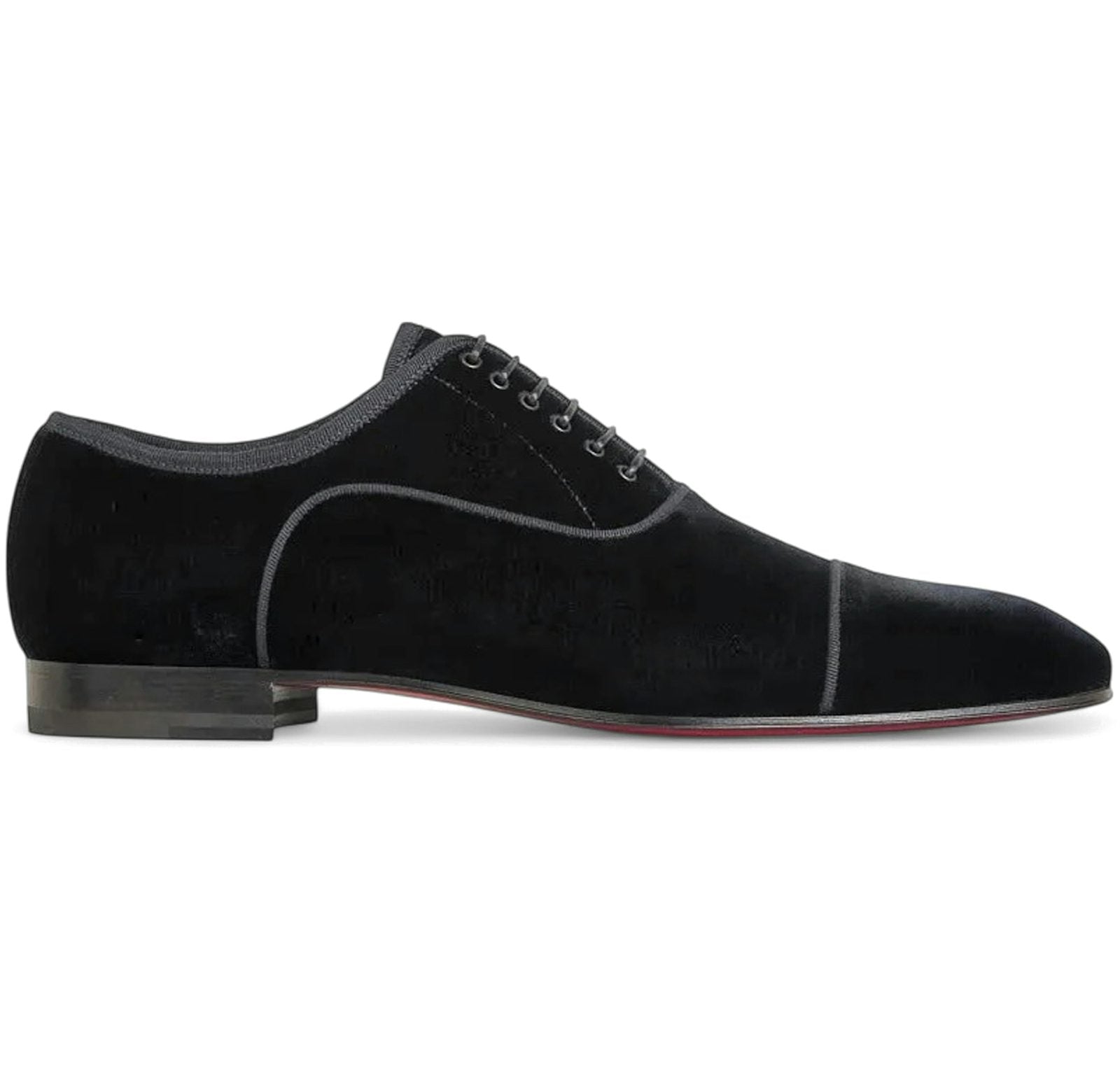 Christian Louboutin Greggo Orlato Flat Velvet/GG Black