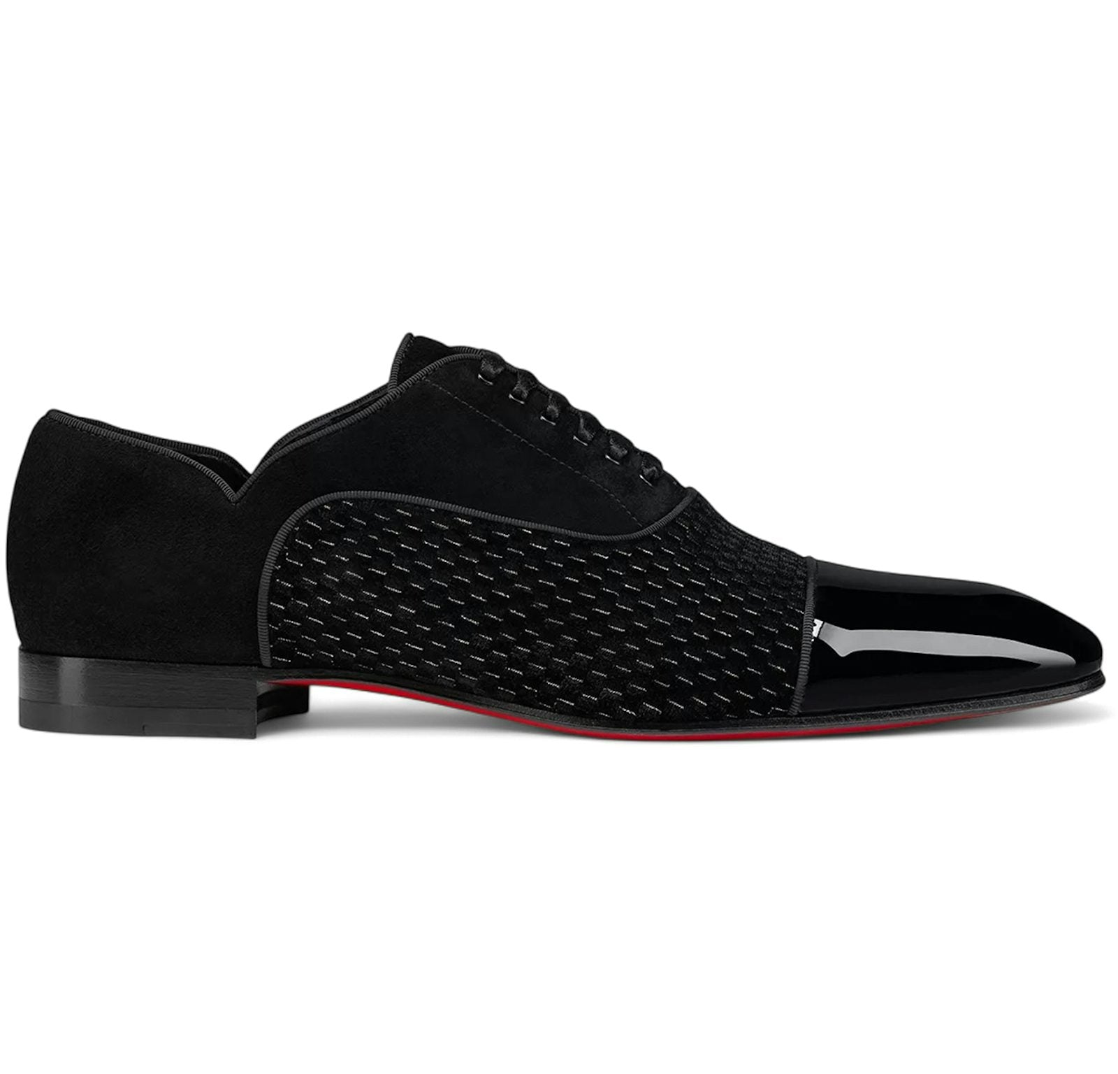 Christian Louboutin Greggy Chick Flat Oxford Shoes Black