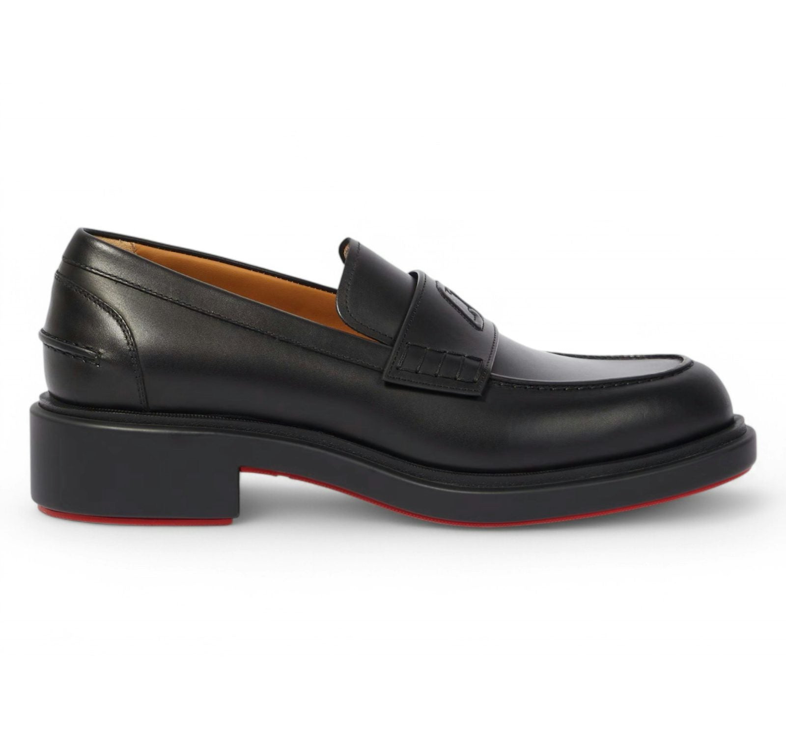Christian Louboutin Urbino Moc Flat Loafers Black