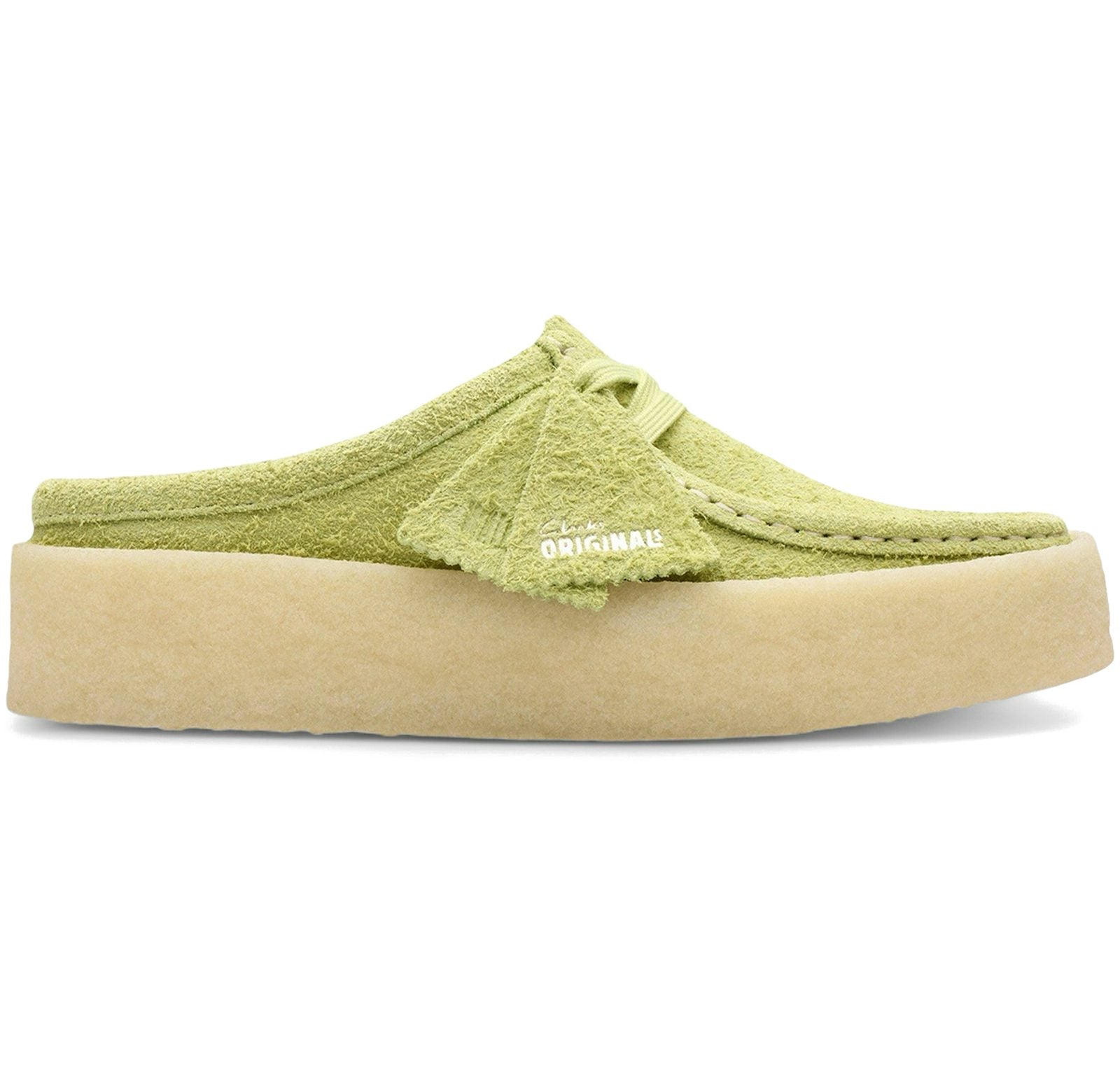 Clarks Originals Wallabee Cup Lo Lime Hairy Suede (Women's)