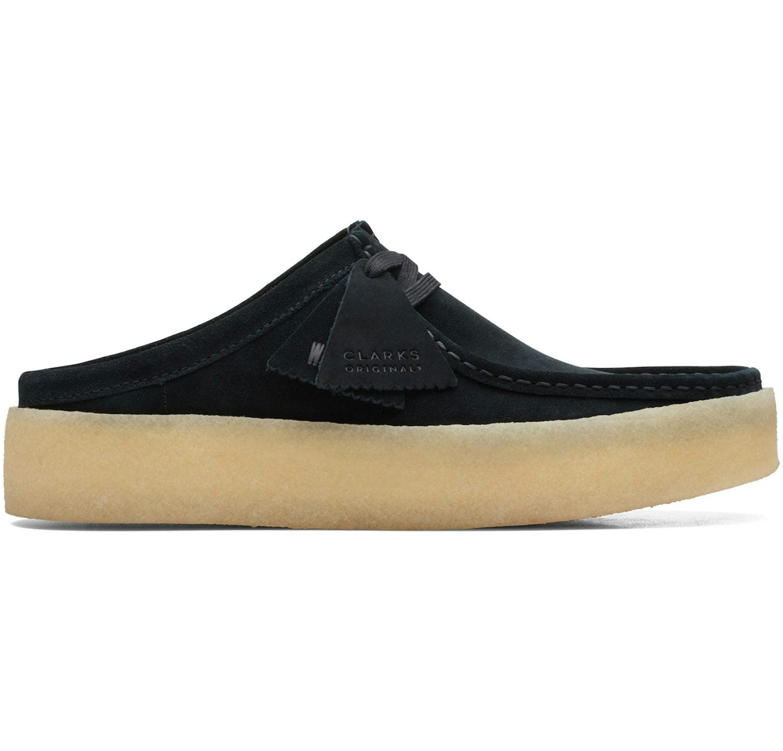 Clarks Originals Wallabee Cup Mule Black Suede