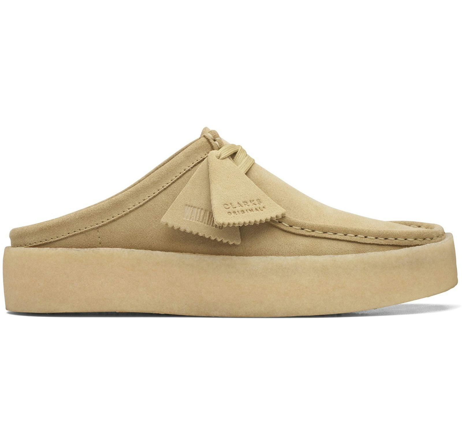 Clarks Originals Wallabee Cup Mule Maple Suede Warmlined