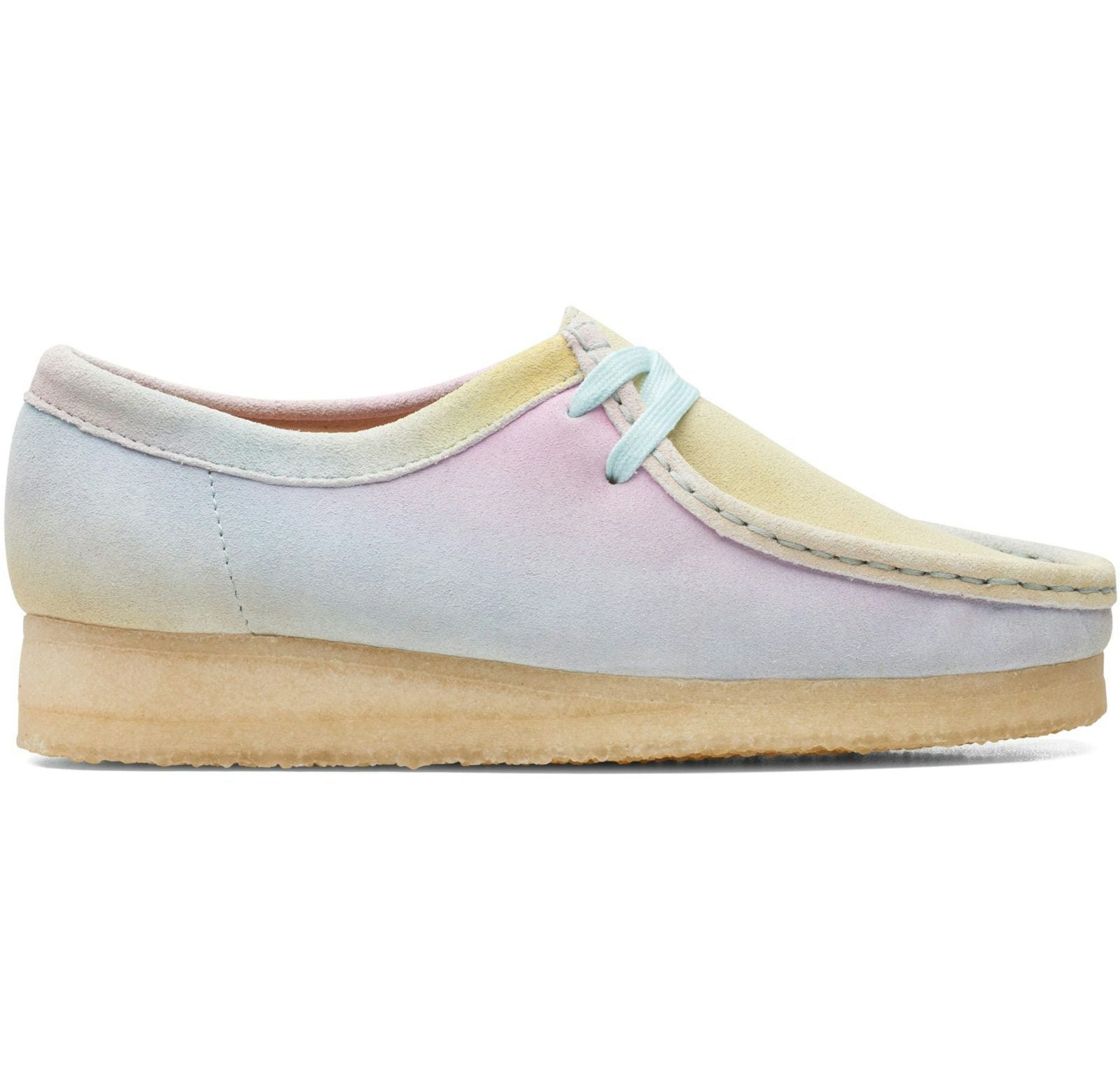 Clarks Originals Wallabee White Blue (Women's)