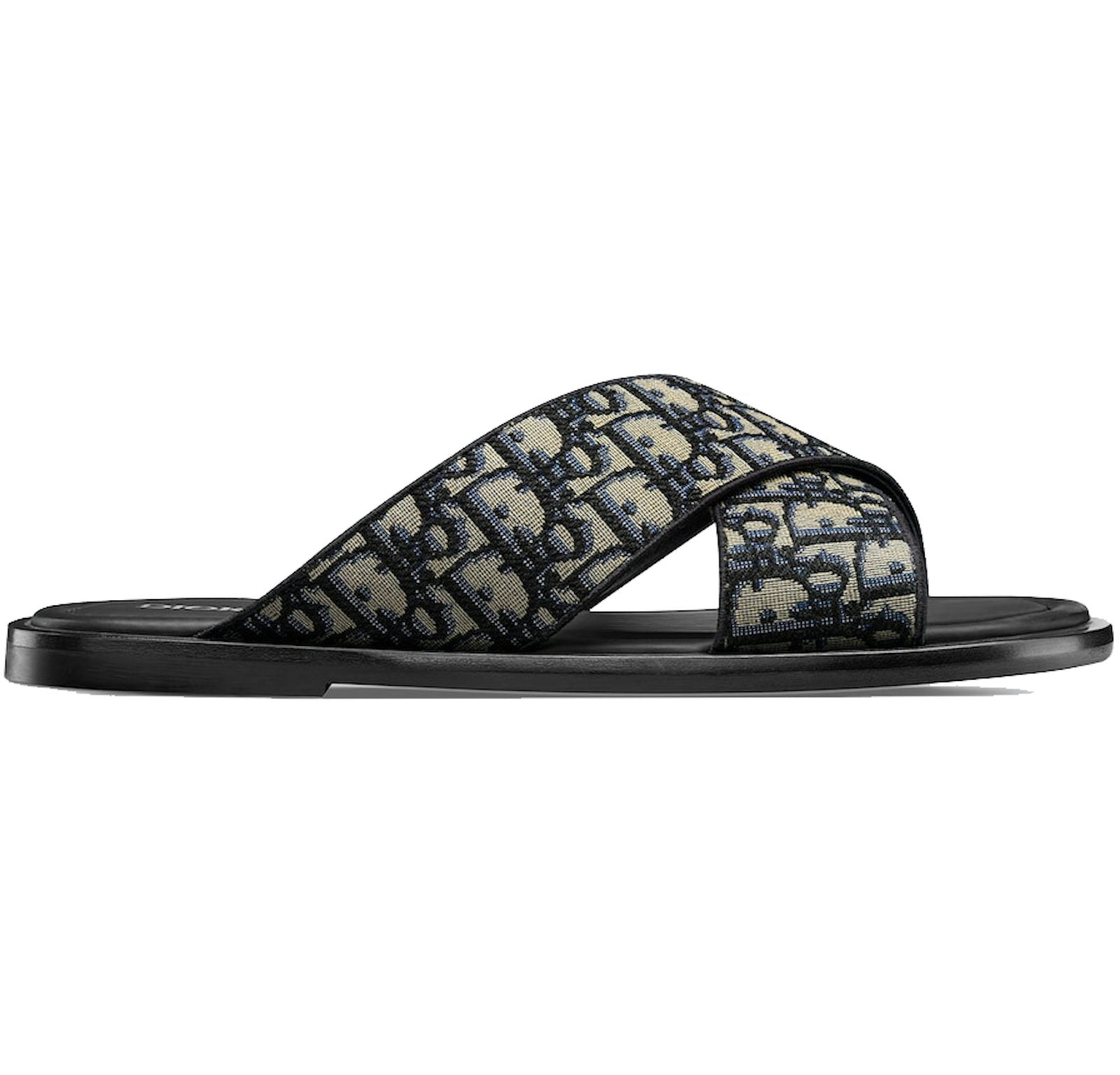 Dior Alias Sandals Blue Oblique
