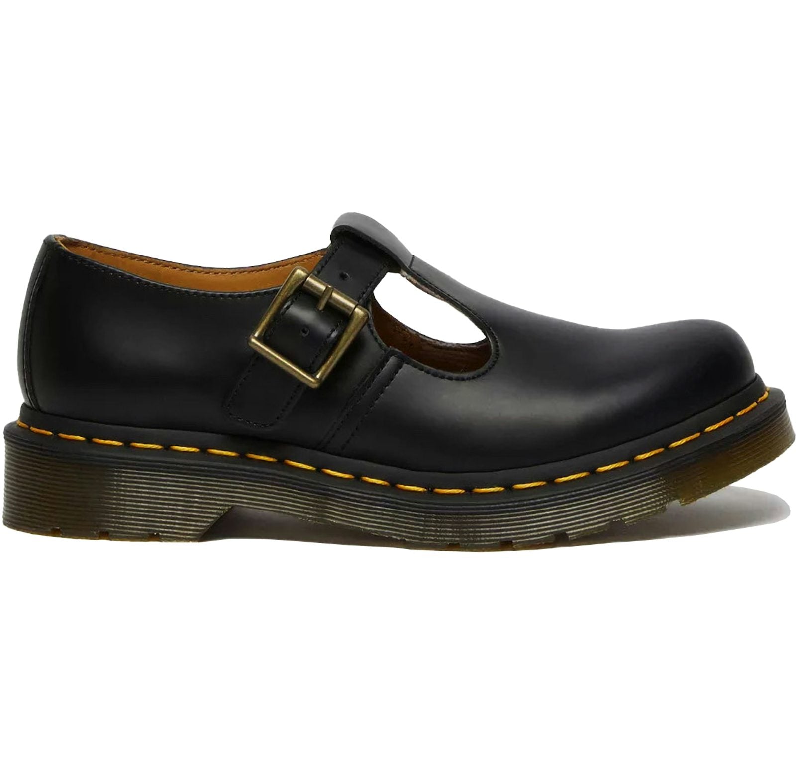 Dr. Martens Polley Smooth Leather Mary Janes Black (Women's)