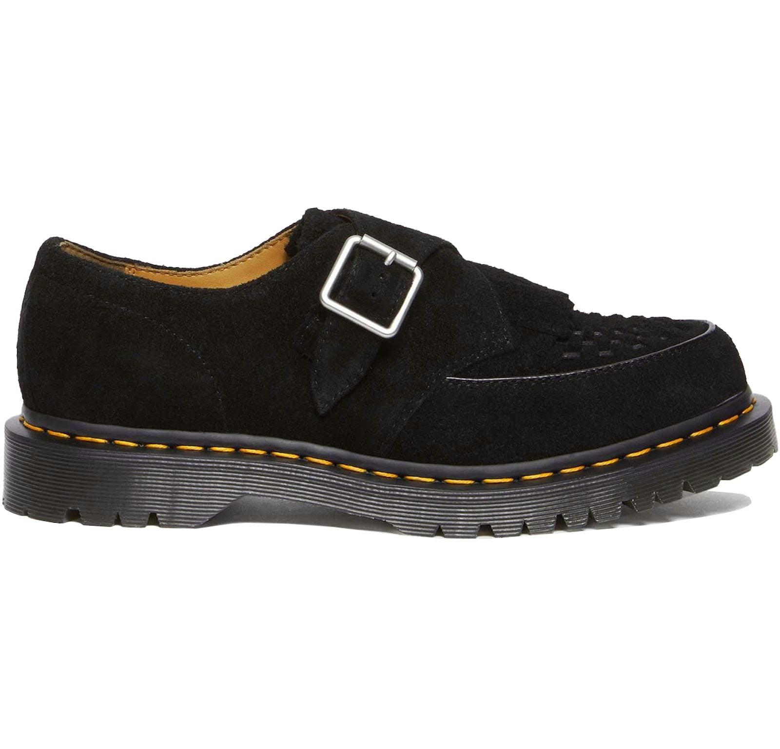 Dr. Martens Ramsey Kiltie Buckle Creepers Black Desert Oasis Suede