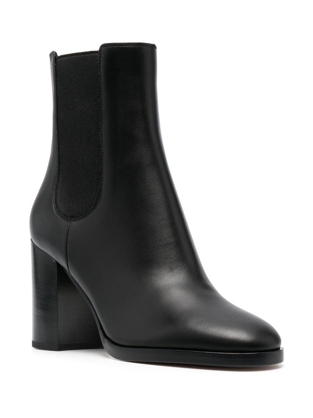 Gianvito Rossi GIANVITO ROSSI VITELLO BOOTS IN BLACK LEATHER