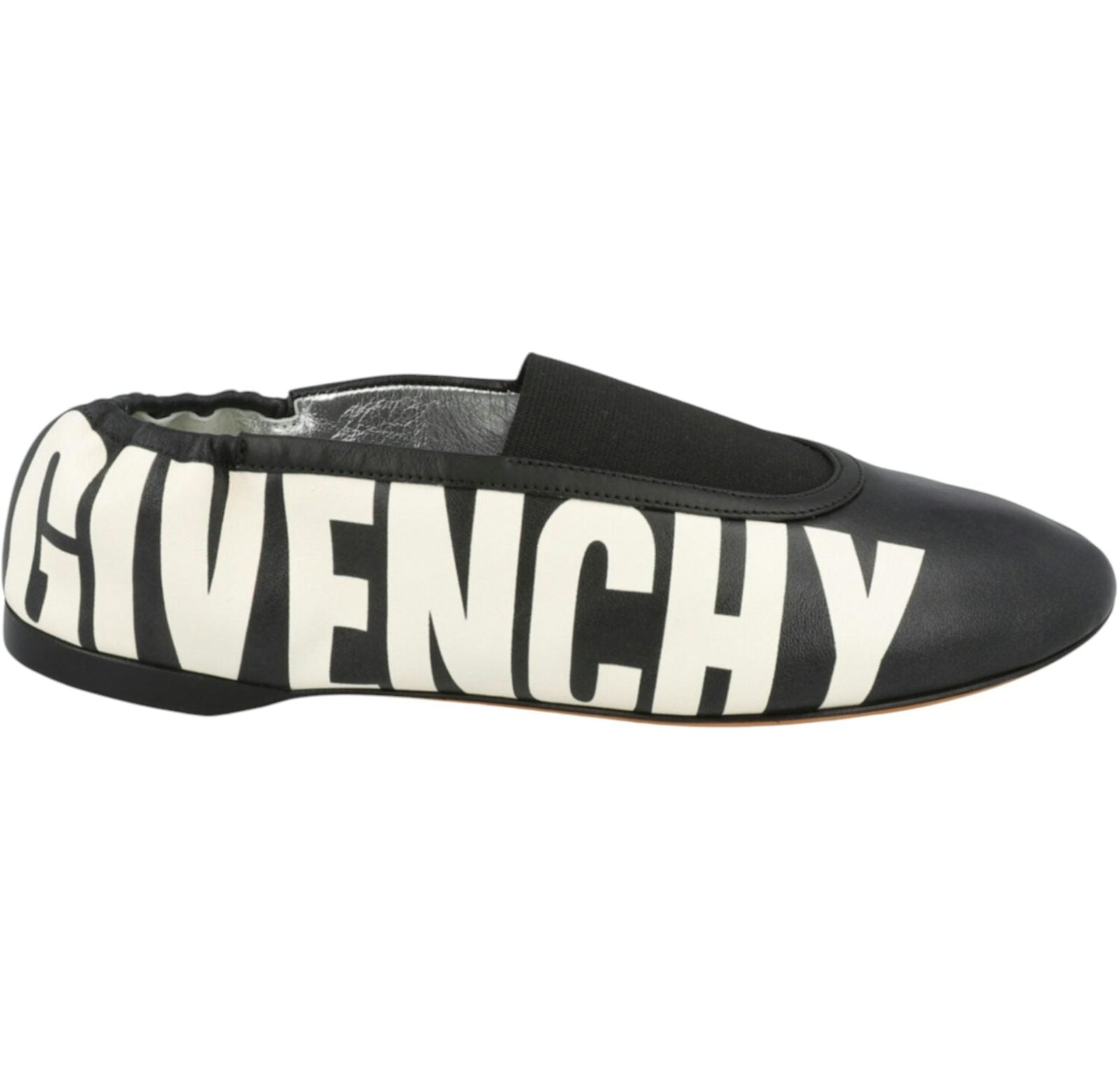 Givenchy Logo Graphic Ballet Flats Black White (Women's)