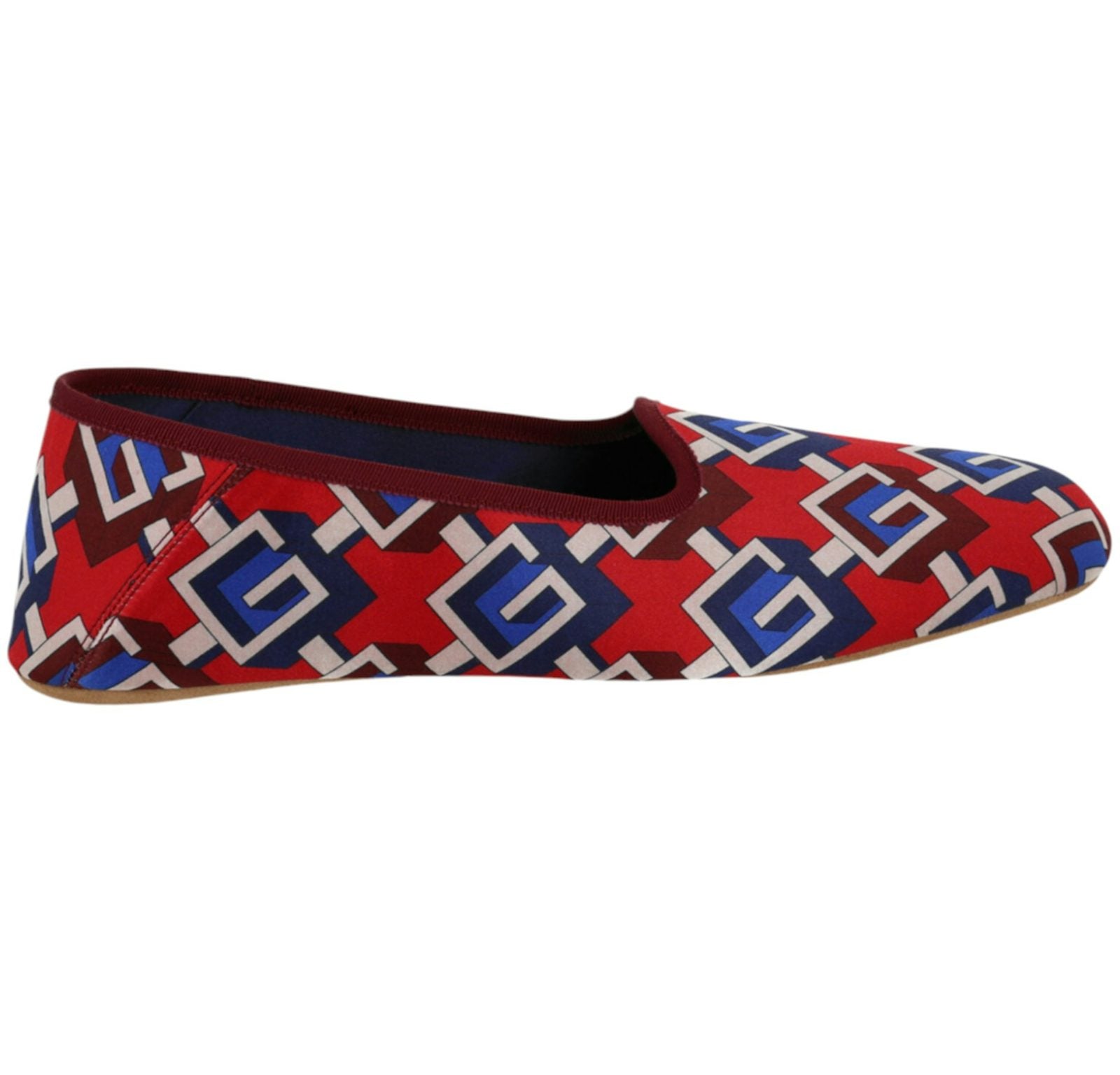 Gucci Geometric G Print Slippers Multi
