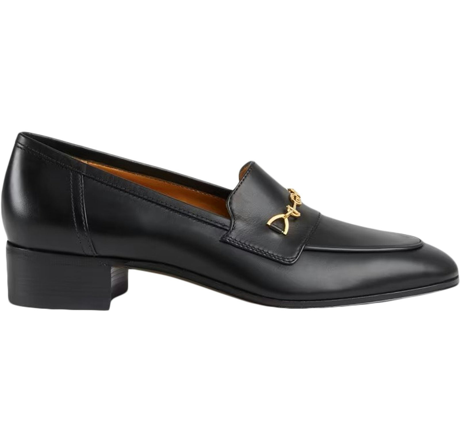 Gucci Interlocking G Horsebit Loafer Black Leather