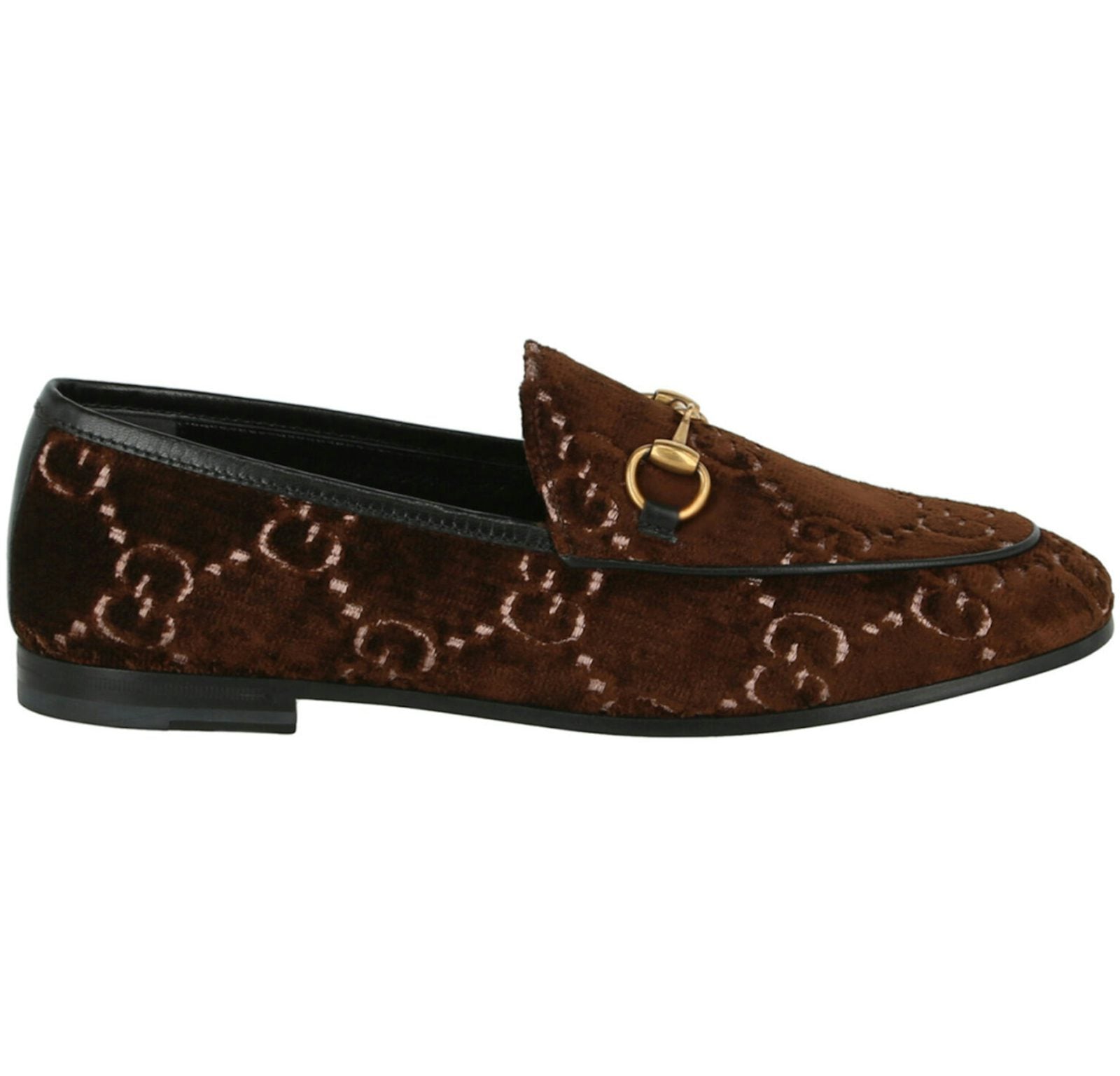 Gucci Jordaan GG Velvet Loafers Cocoa (Women's)
