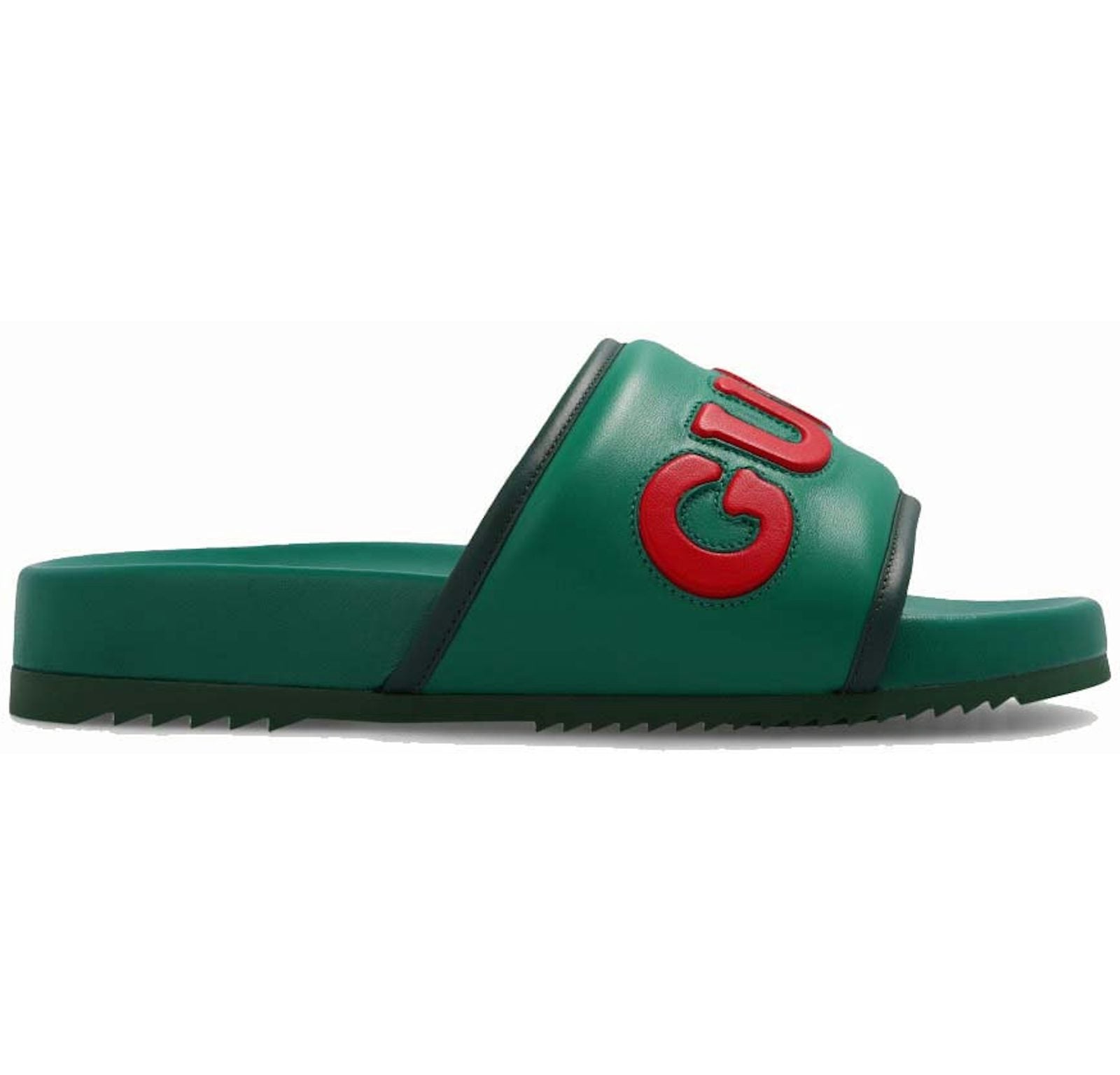 Gucci Logo Slide Green