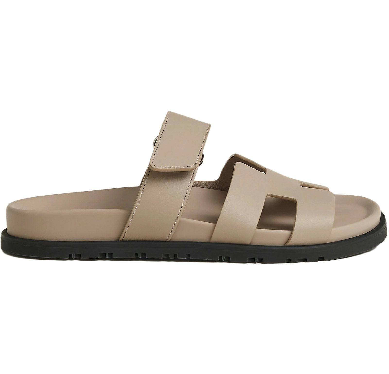 Hermes Chypre Sandal Beige Mastic Calfskin Leather (Women's)