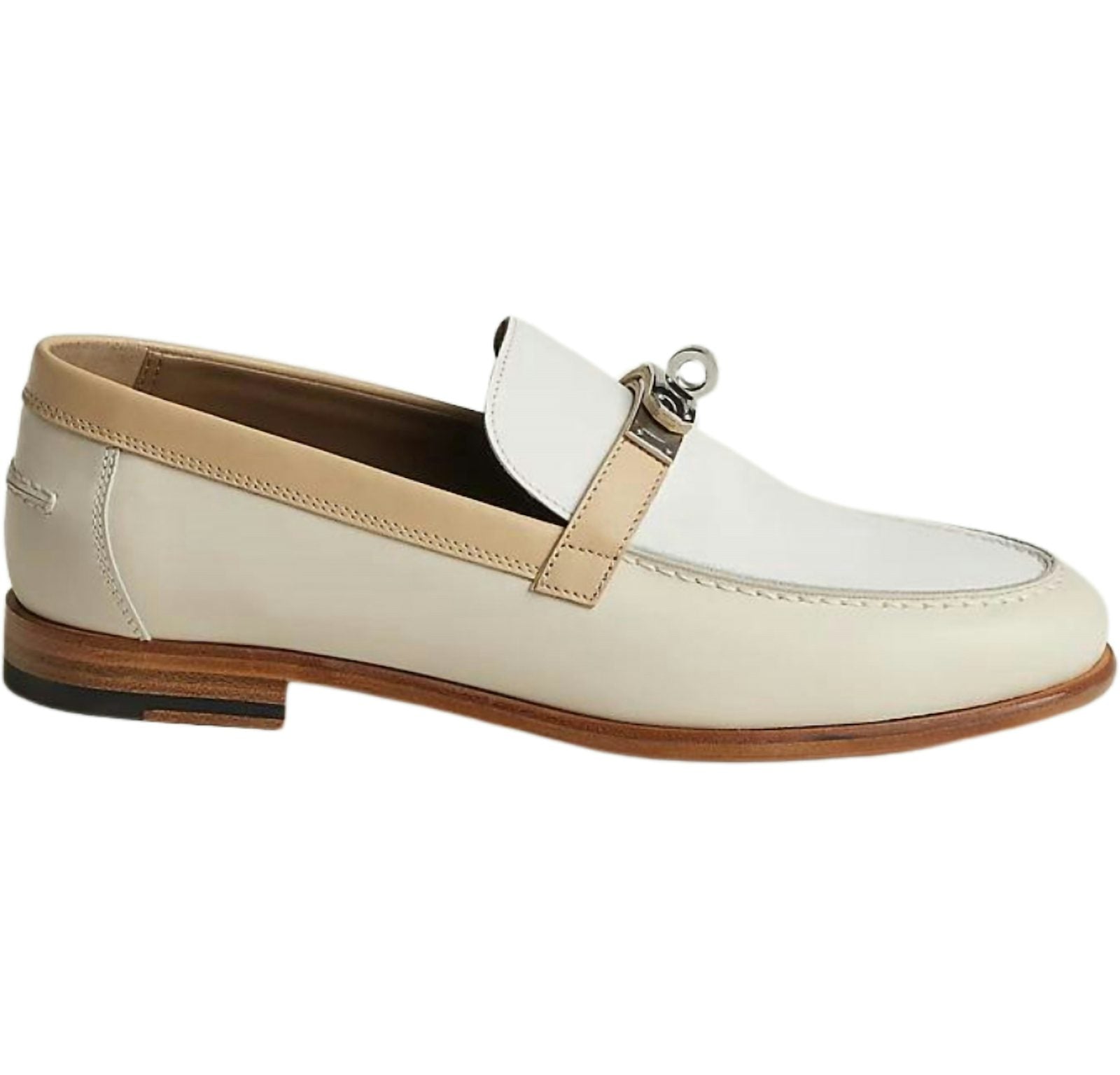 Hermes Destin Loafer White Blanc (Women's)