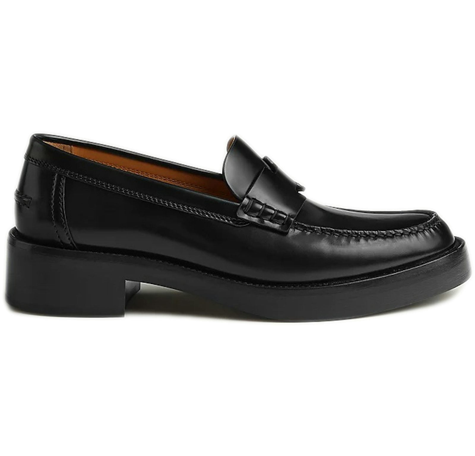 Hermes Hour Loafer Noir Calfskin Leather