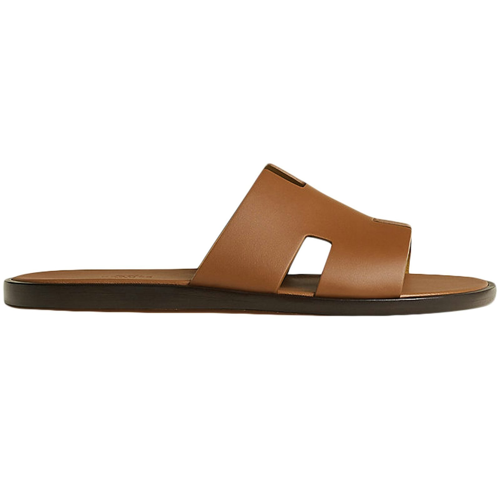 Hermes Izmir Sandal Gold Smooth Calfskin Leather