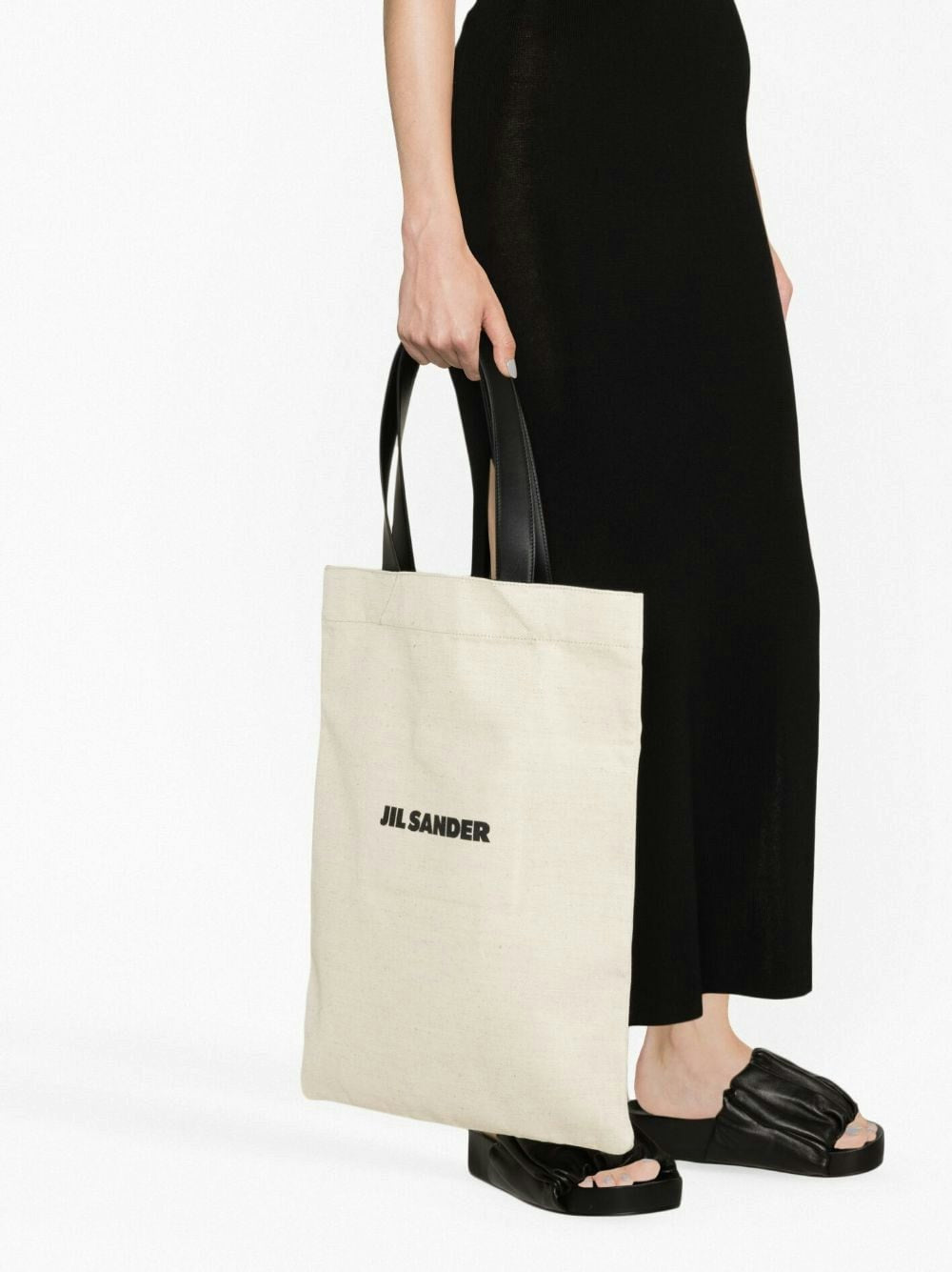 Jil Sander BOOK TOTE LINEN SHOPPING BAG