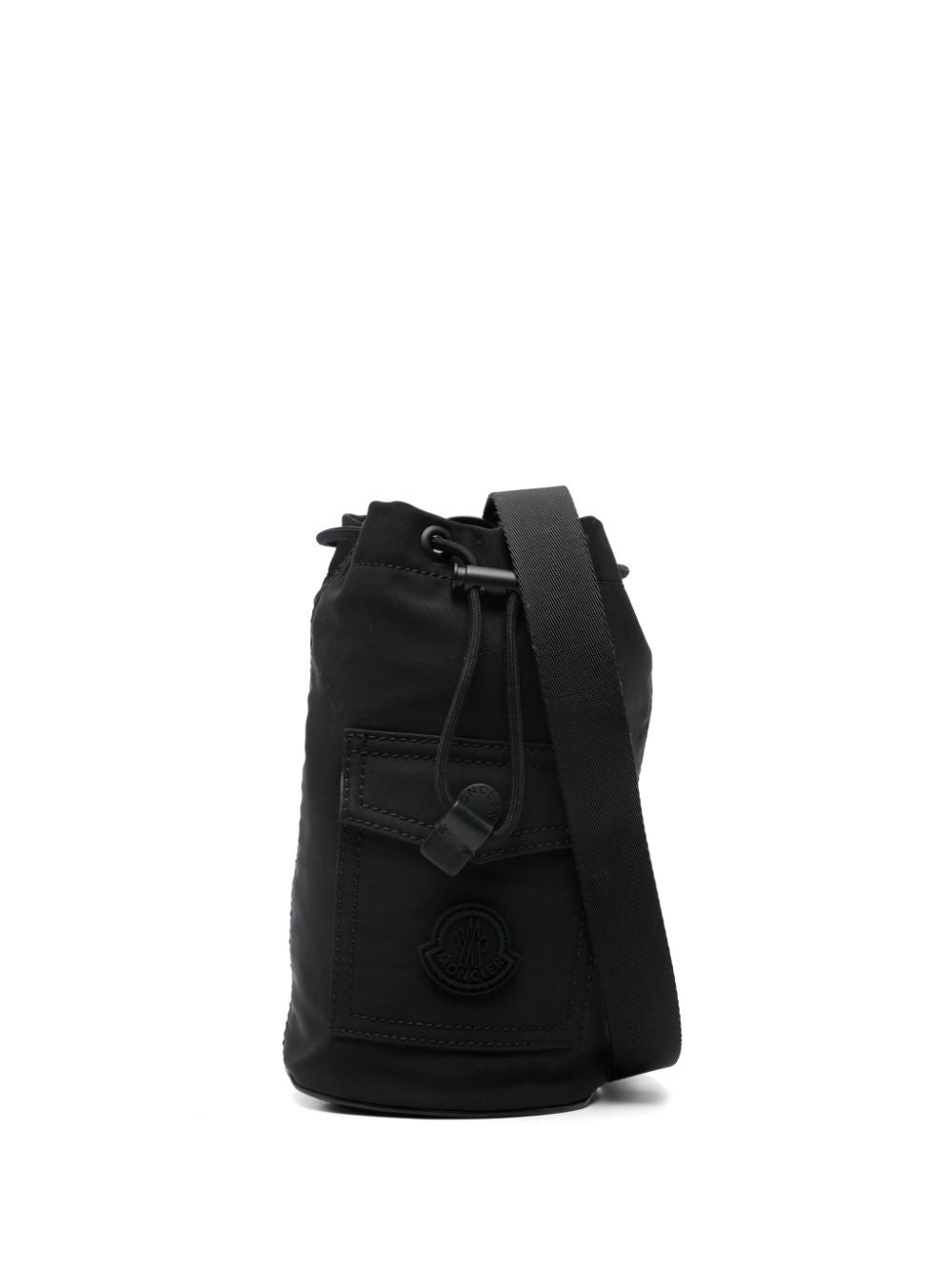 Moncler POUCH TRICK DRAWSTRING BLACK BLACK LOGO