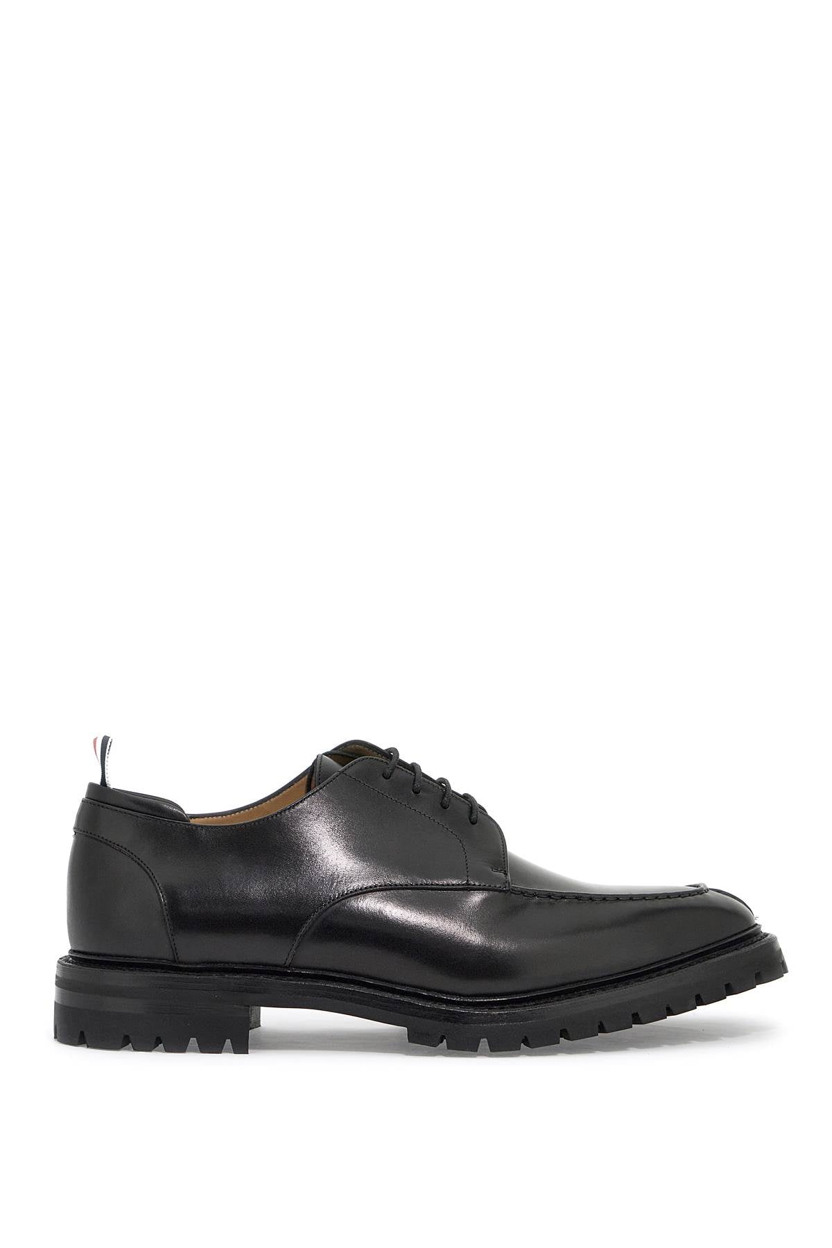Thom Browne SMOOTH LEATHER DERBY APRON STITCH IN
