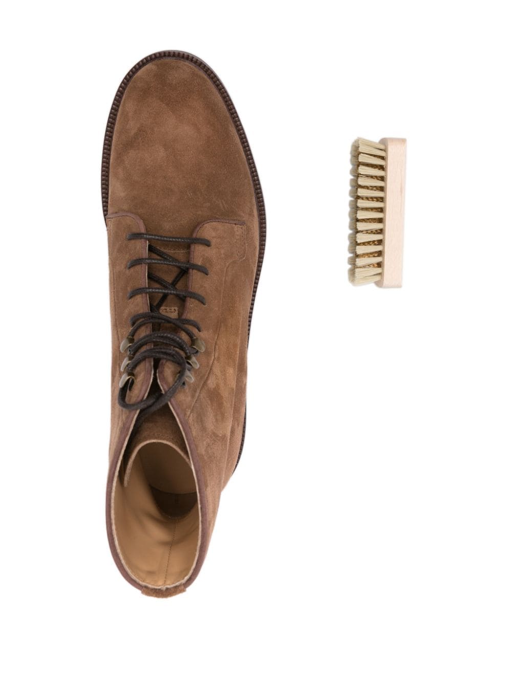 Brunello Cucinelli SUEDE LACE-UP BOOT