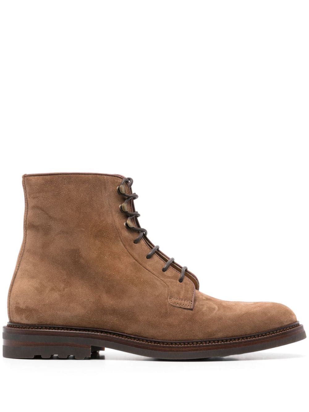 Brunello Cucinelli SUEDE LACE-UP BOOT
