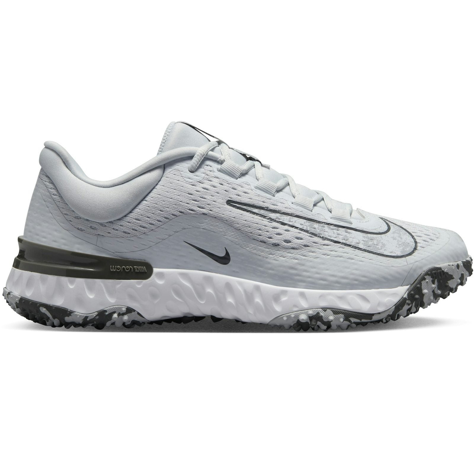Nike Alpha Huarache Elite 4 Turf Pure Platinum Iron Grey White Wolf Grey (Women's)