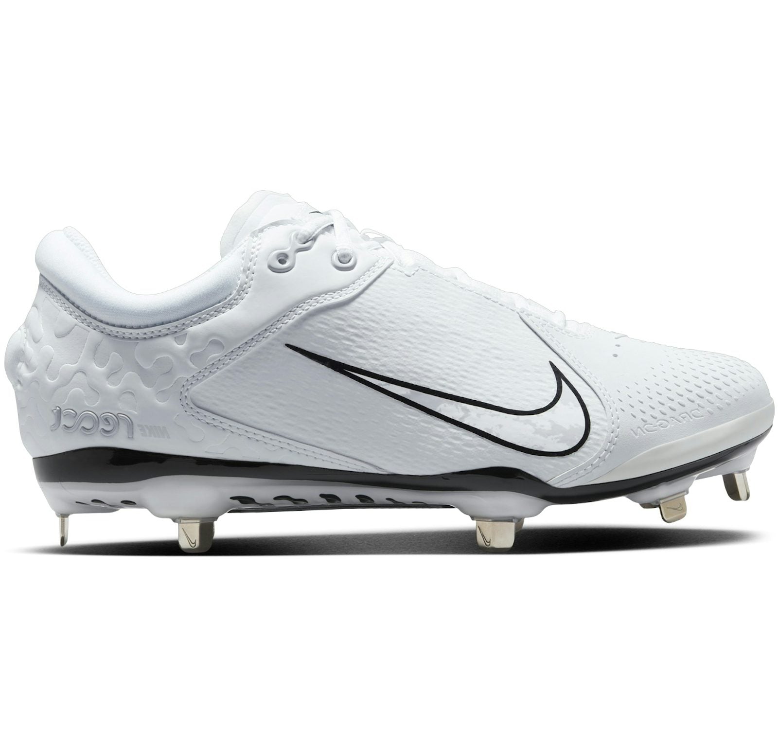 Nike Hyperdiamond 4 Elite White Pure Platinum Black (Women's)