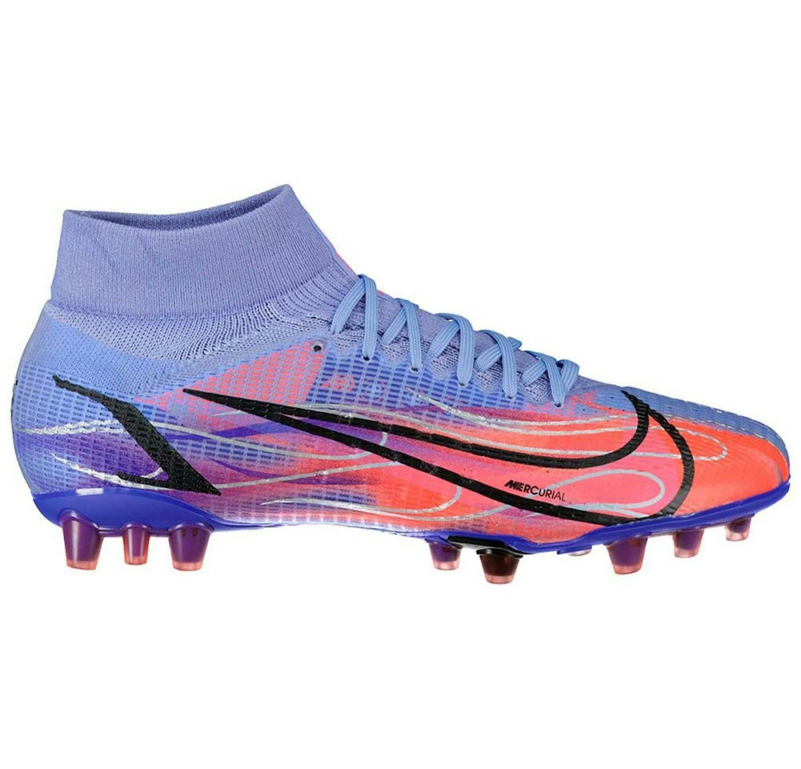 Nike Mercurial Superfly 8 FG Kylian Mbappe Flames (Purple Sole)