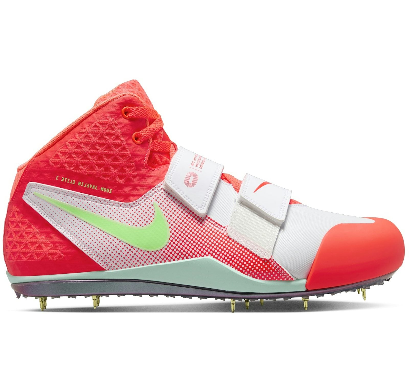 Nike Zoom Javelin Elite 3 White Hyper Orange Lime Blast Bright Crimson