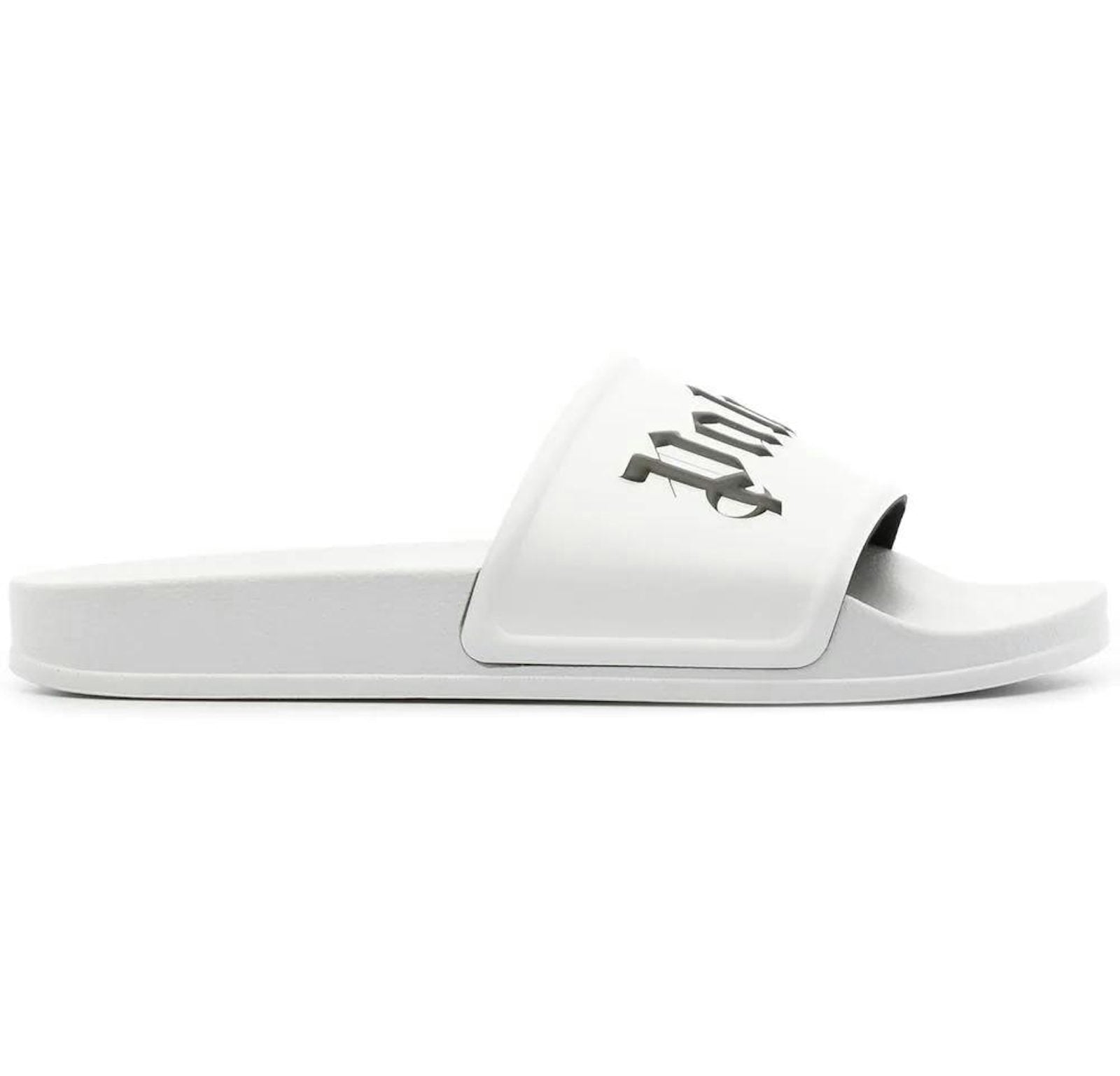 Palm Angels Logo Slide White Black