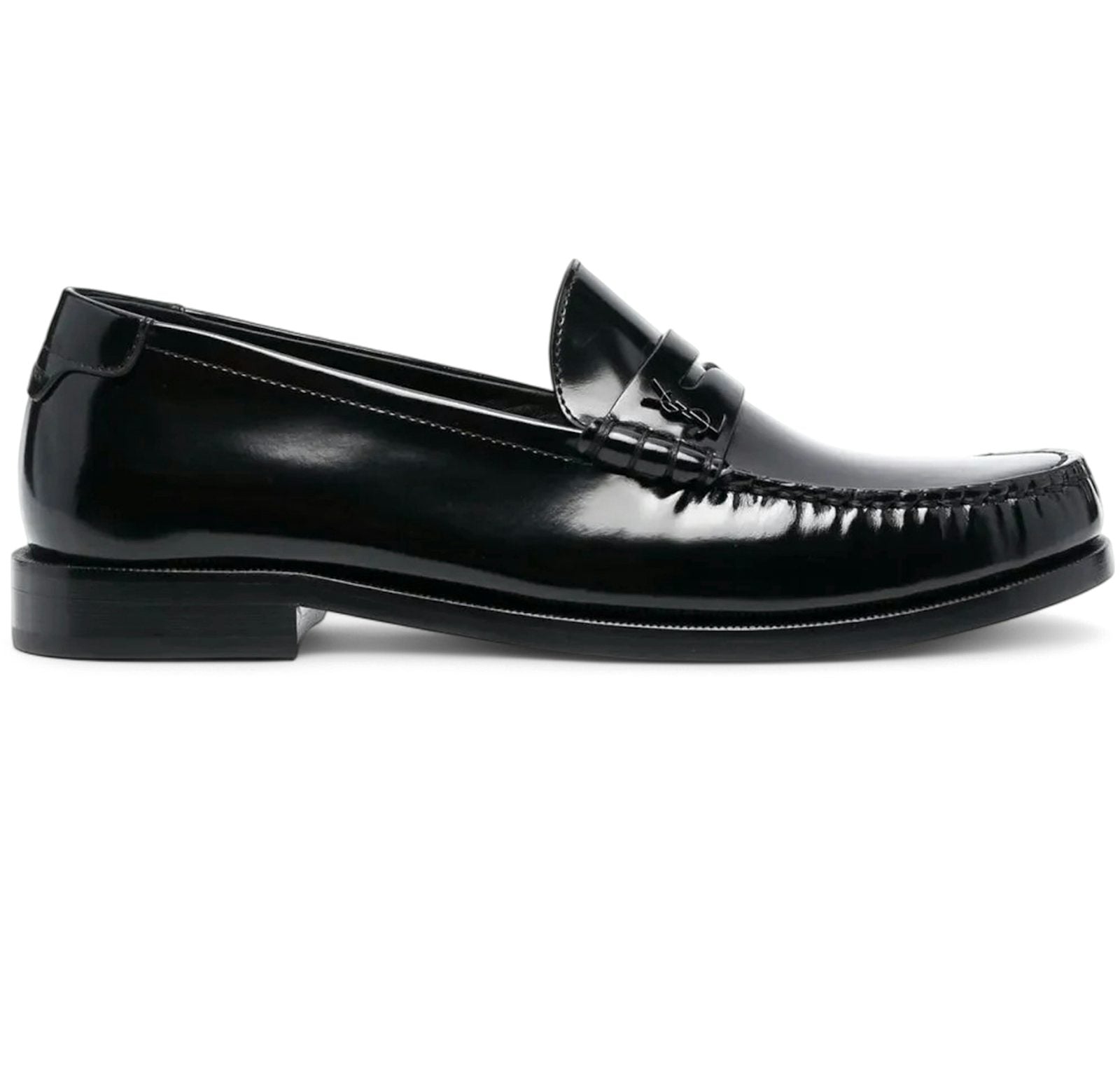 Saint Laurent Le Loafer Penny Slippers Nero Lucido